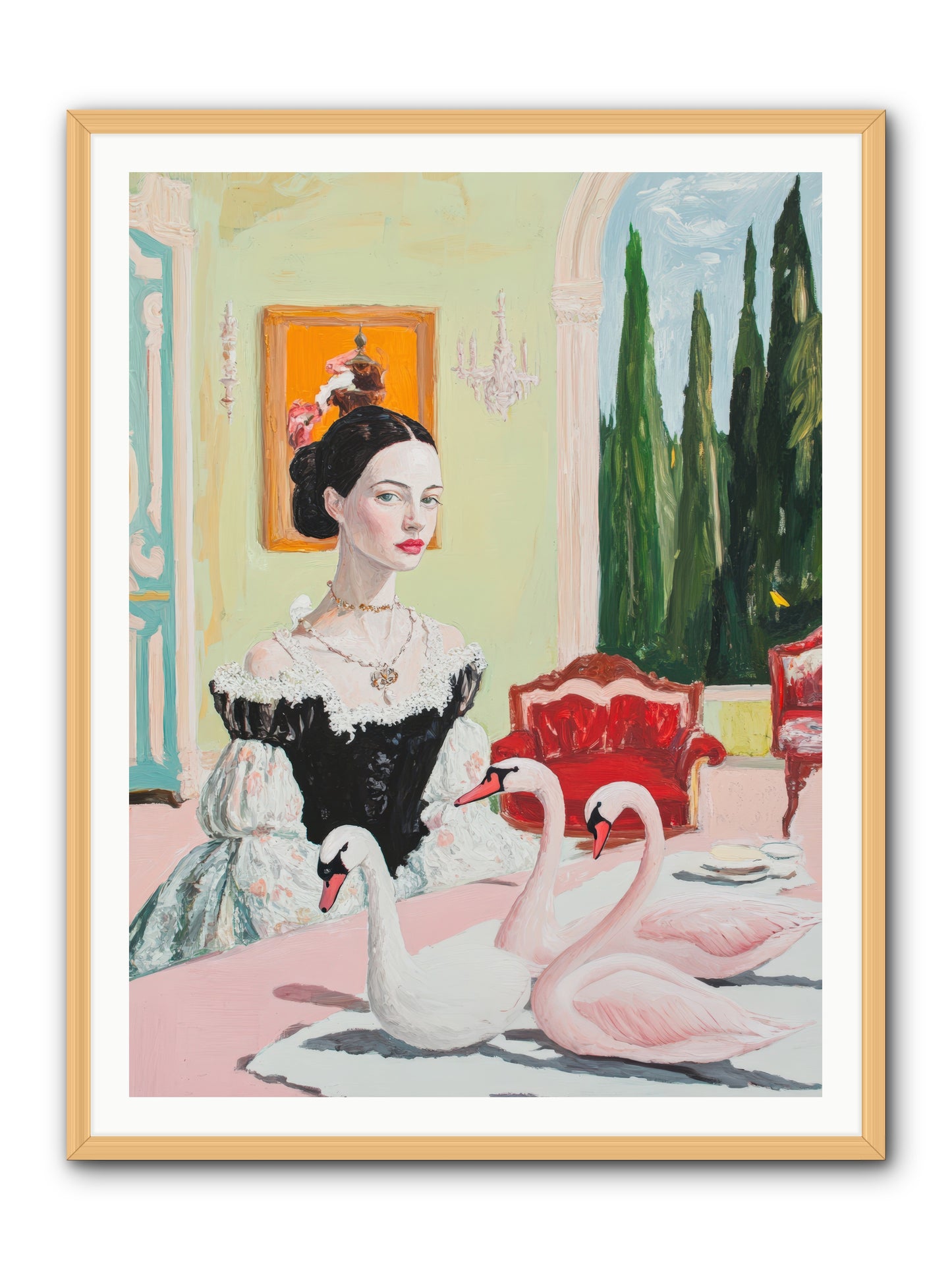 Brioche for Royal WingsREZ -- Framed Print - Natural 36x48