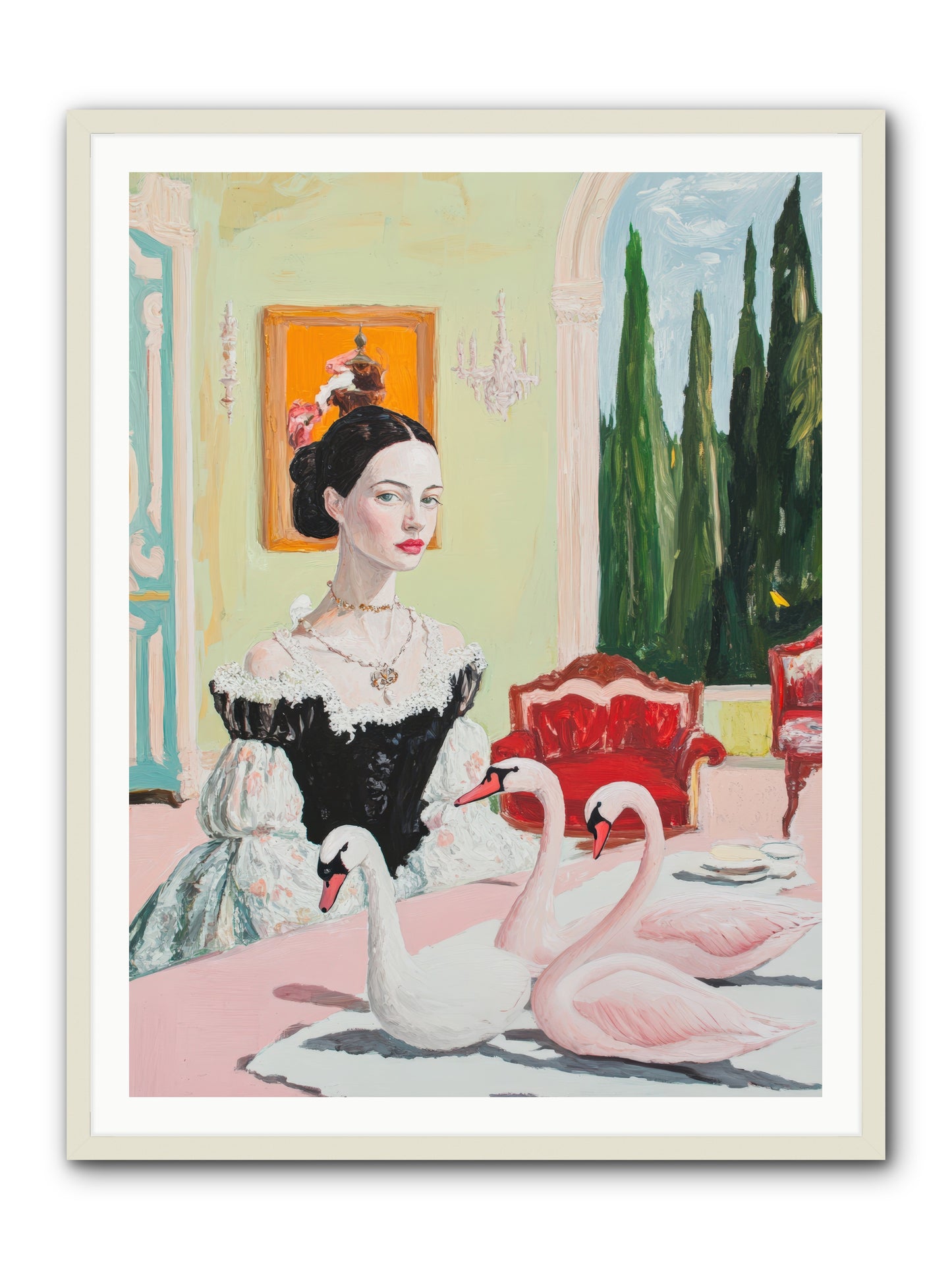 Brioche for Royal WingsREZ -- Framed Print - White 36x48