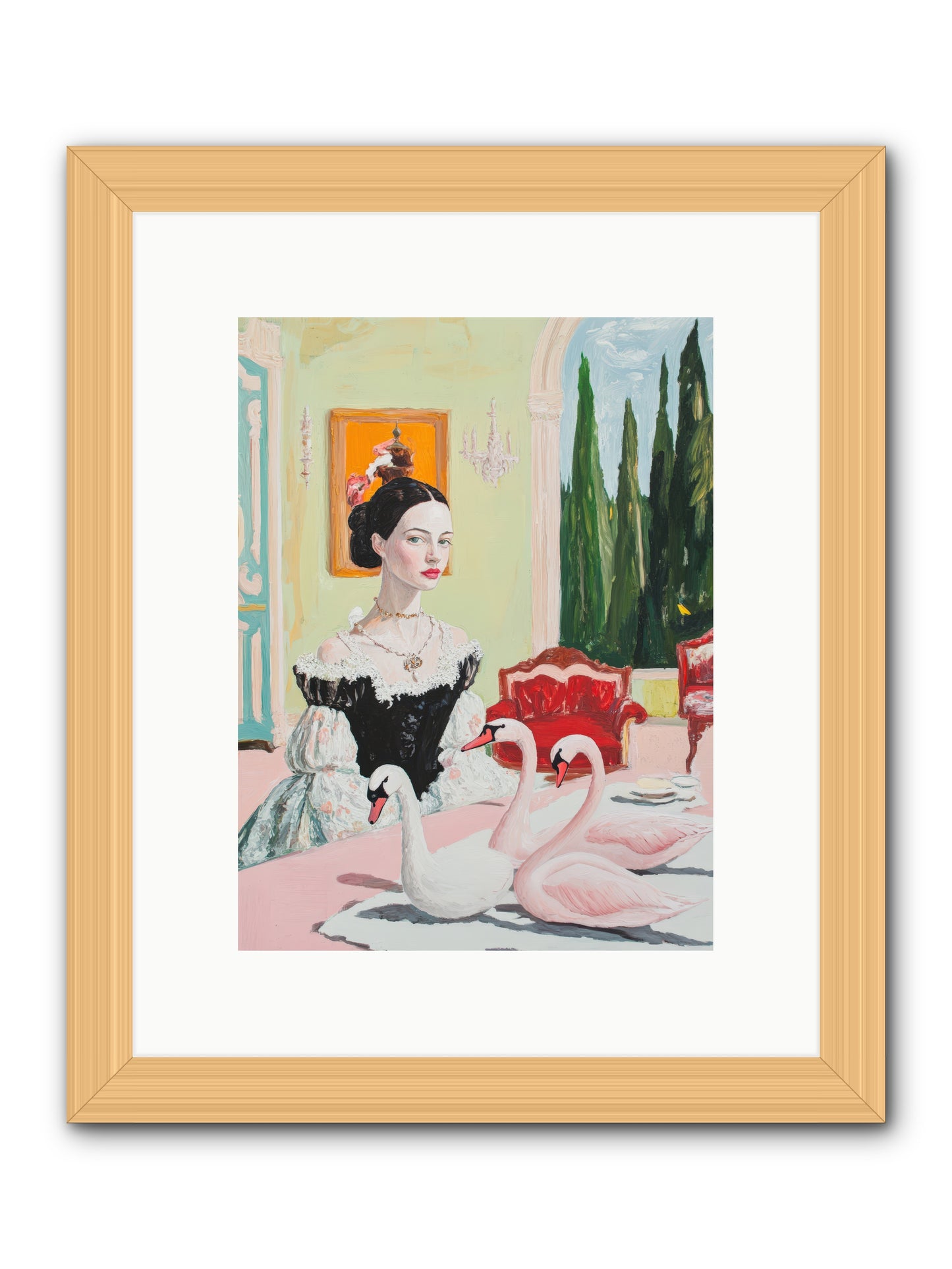 Brioche for Royal WingsREZ -- Framed Print - Natural 9x12