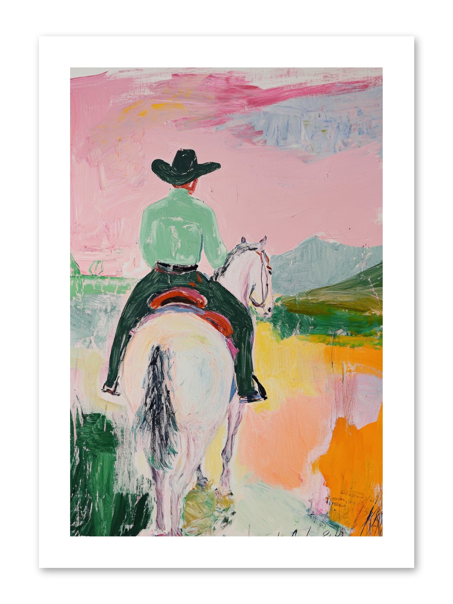 Broken Arrow Path -- Paper Print 10x15