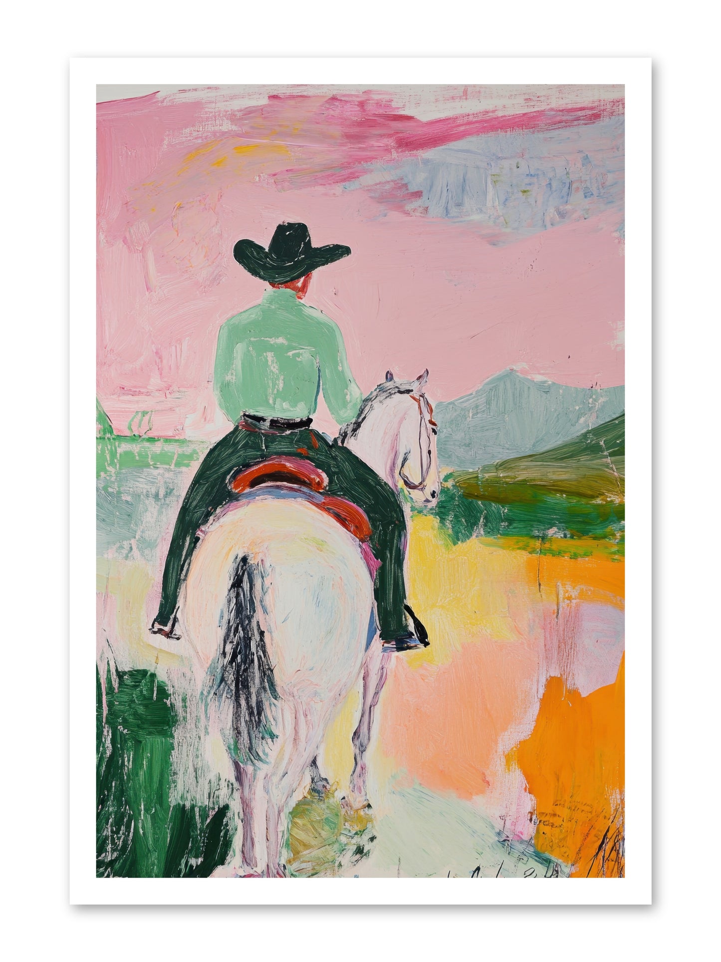 Broken Arrow Path -- Loose Canvas Print 20x30