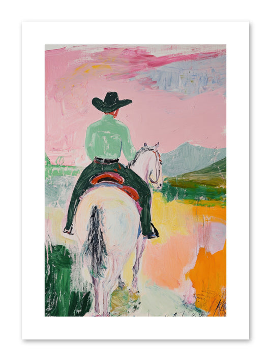 Broken Arrow Path -- Paper Print 8x12