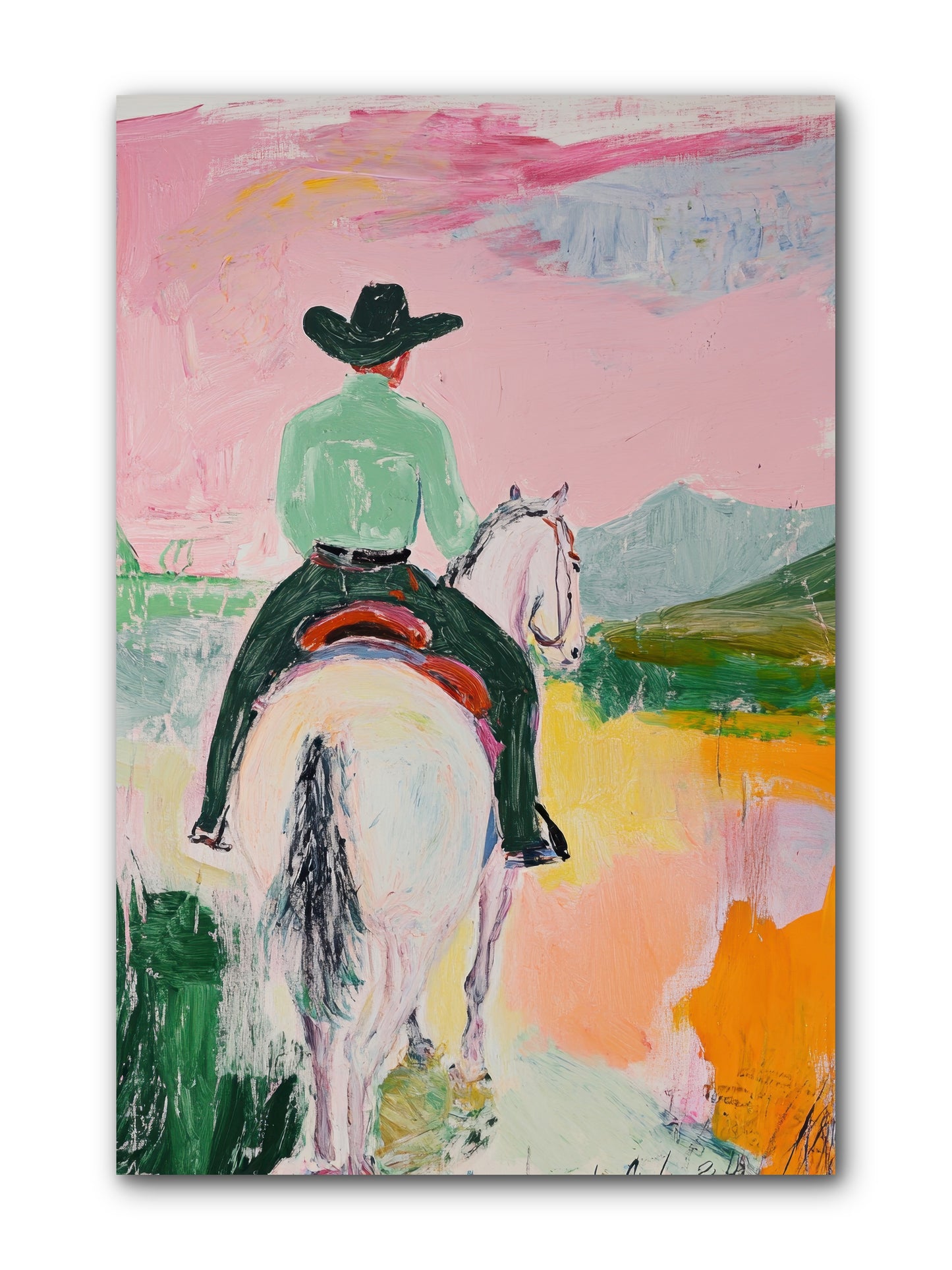 Broken Arrow Path -- Wrapped Canvas 8x12