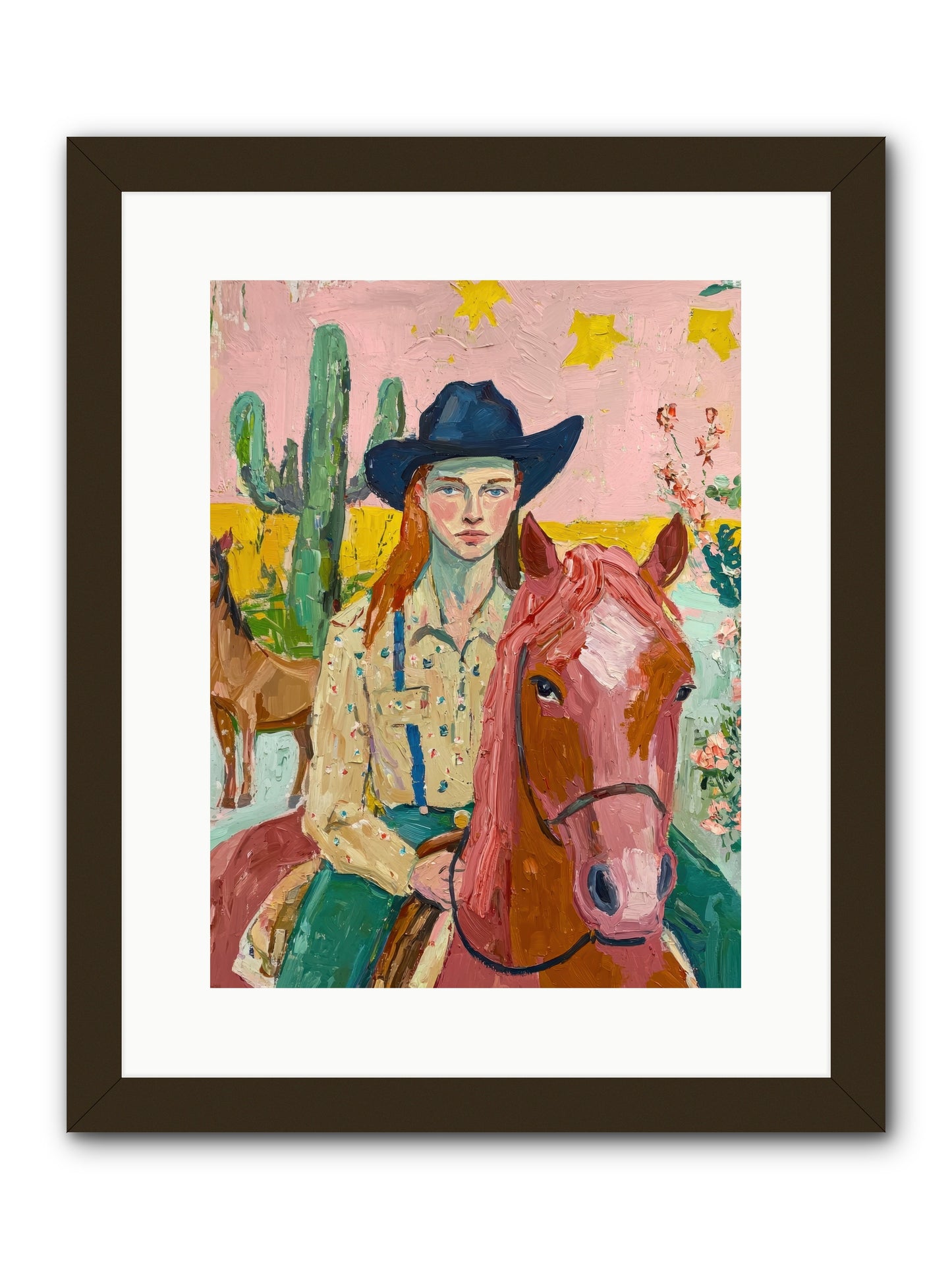 Broken Spur -- Framed Print - Black 12x16