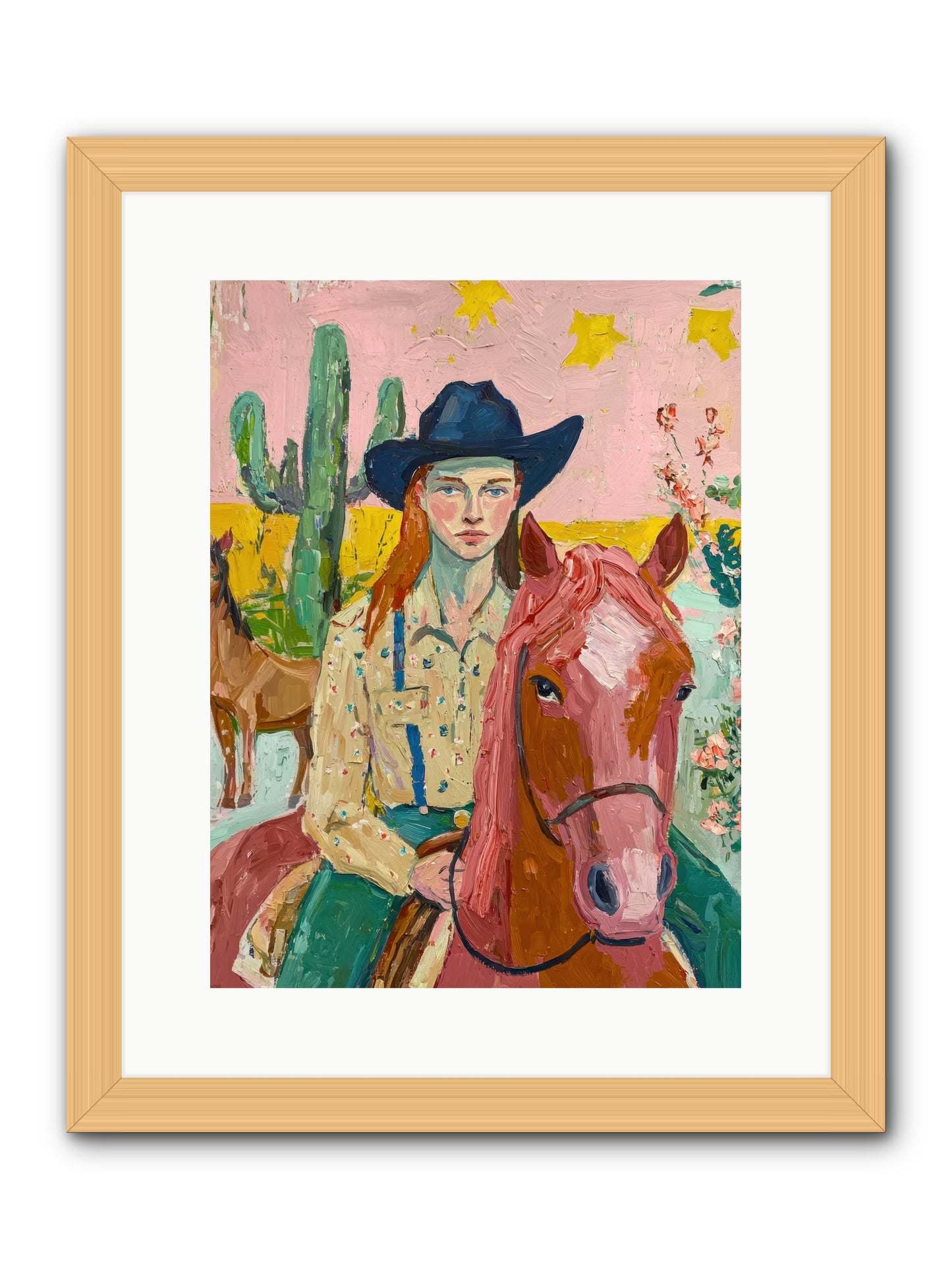 Broken Spur -- Framed Print - Natural 12x16
