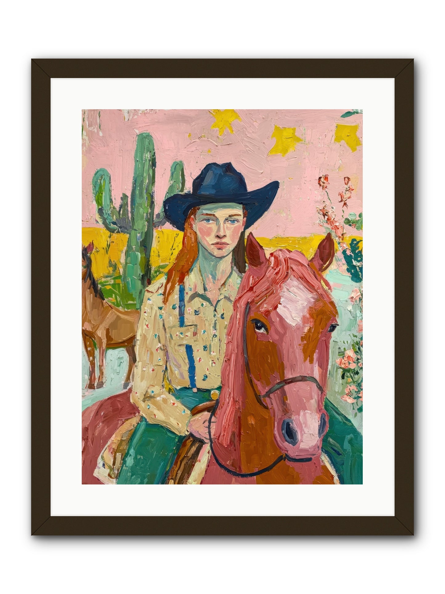 Broken Spur -- Framed Print - Black 18x24