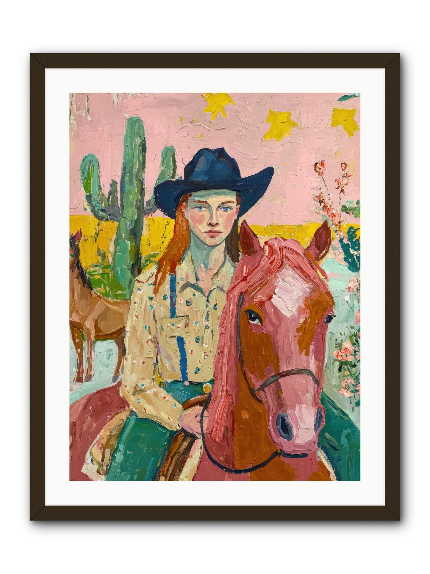 Broken Spur -- Framed Print - Black 24x32