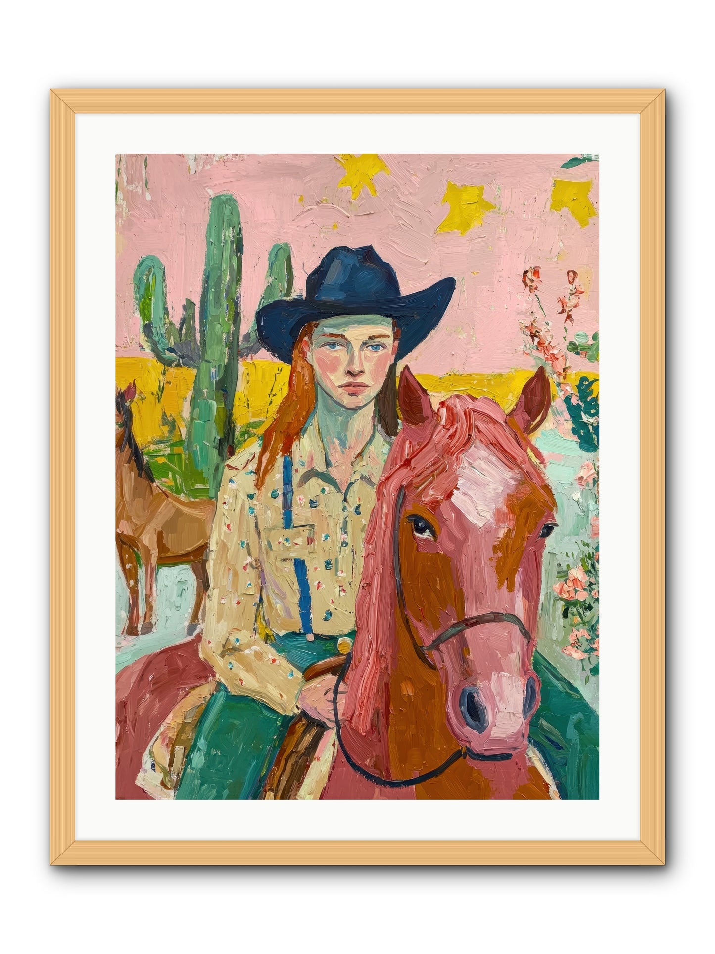 Broken Spur -- Framed Print - Natural 24x32