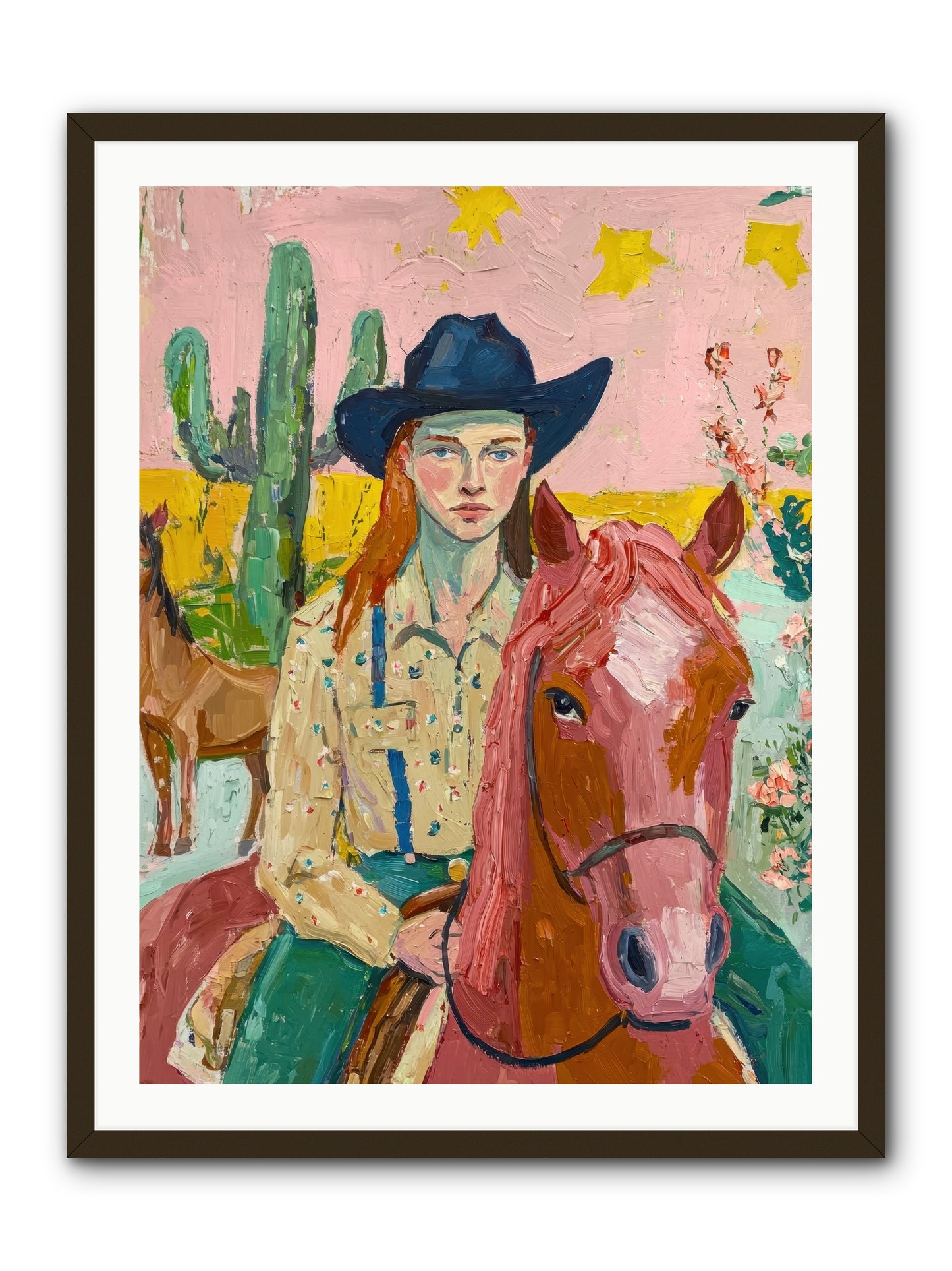 Broken Spur -- Framed Print - Black 30x40