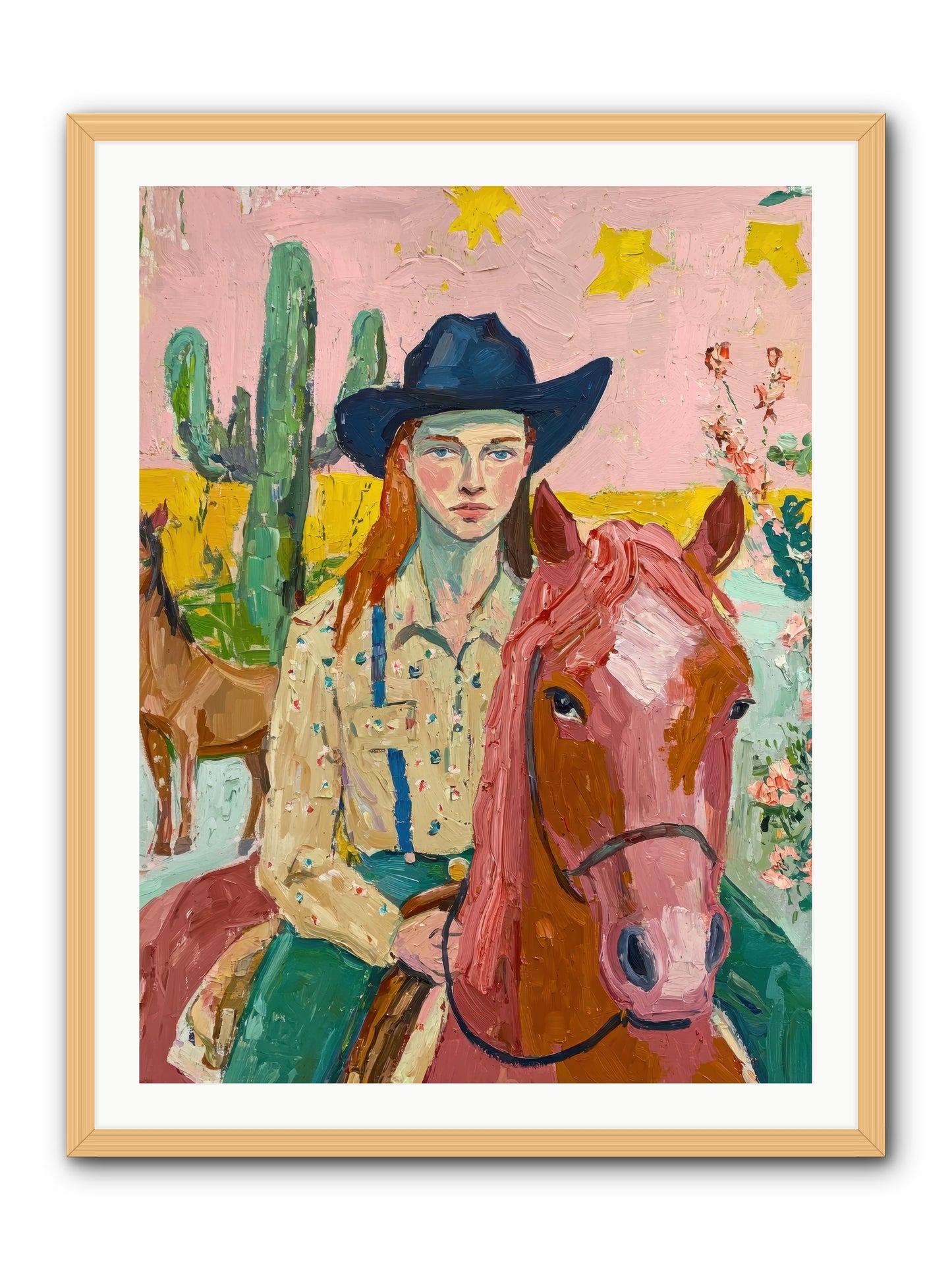Broken Spur -- Framed Print - Natural 30x40