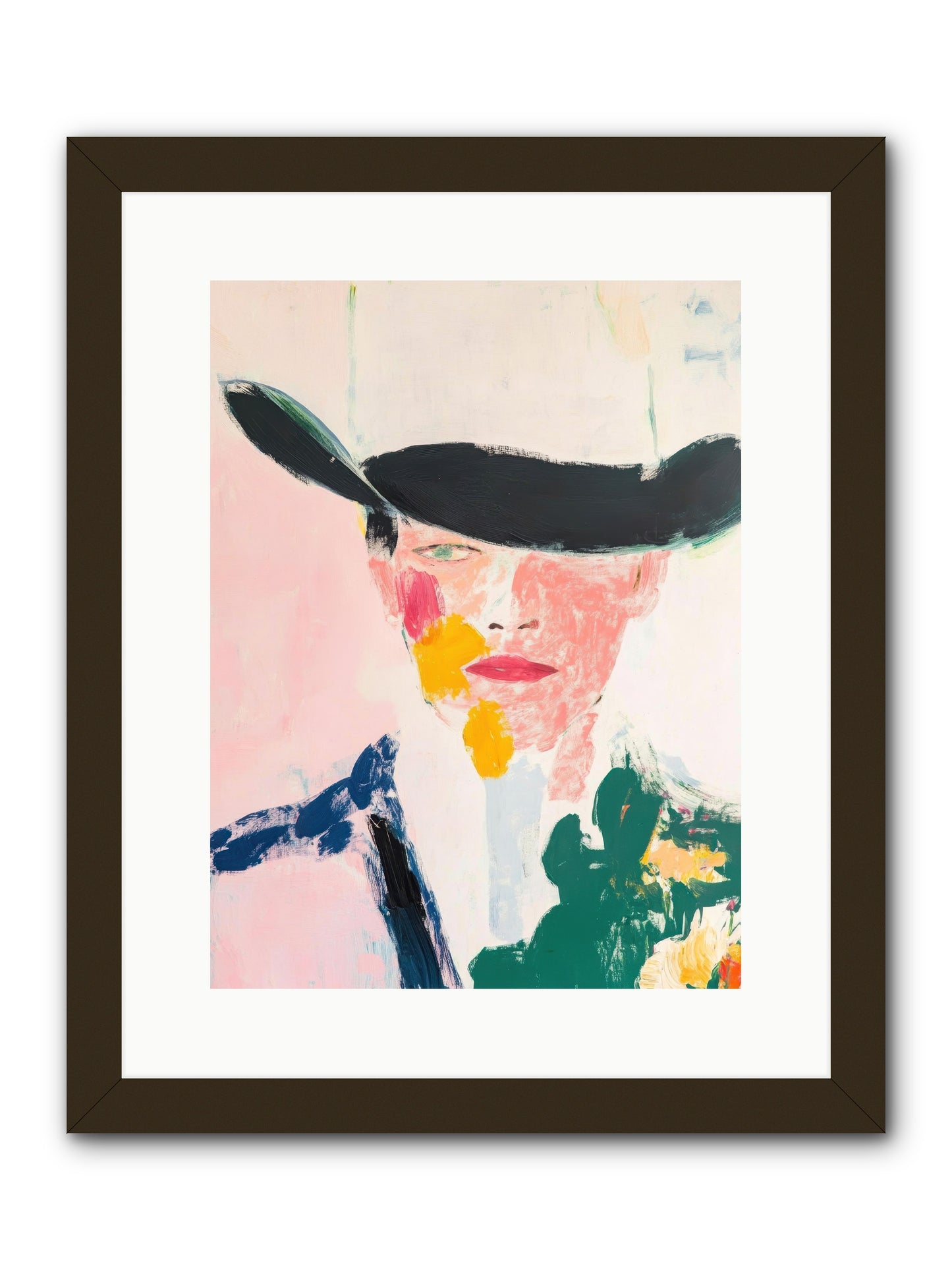 Bronco Breaker -- Framed Print - Black 12x16