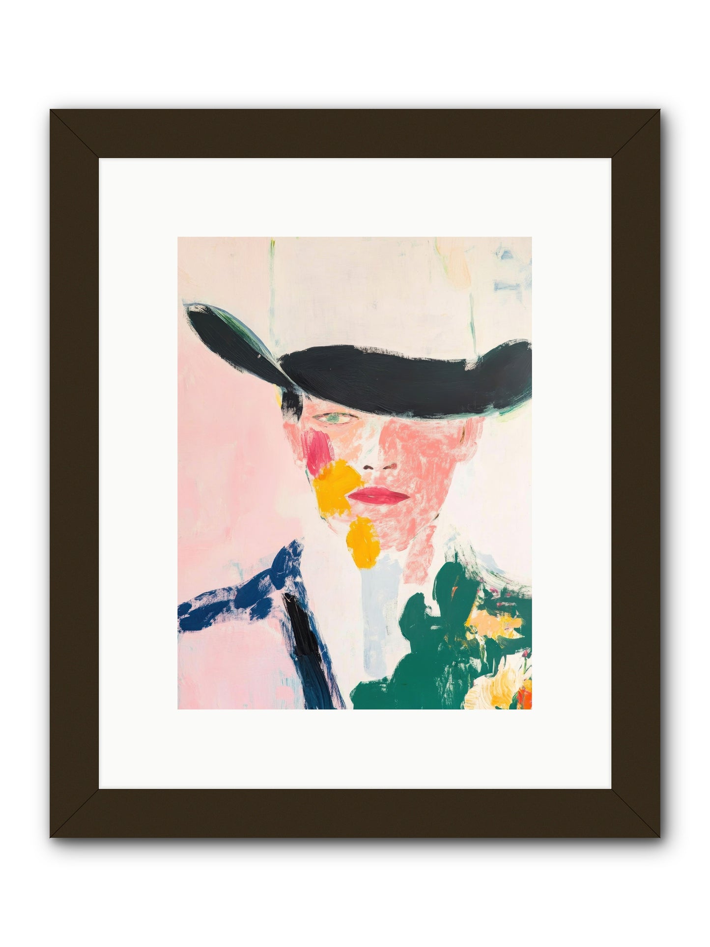 Bronco Breaker -- Framed Print - Black 9x12