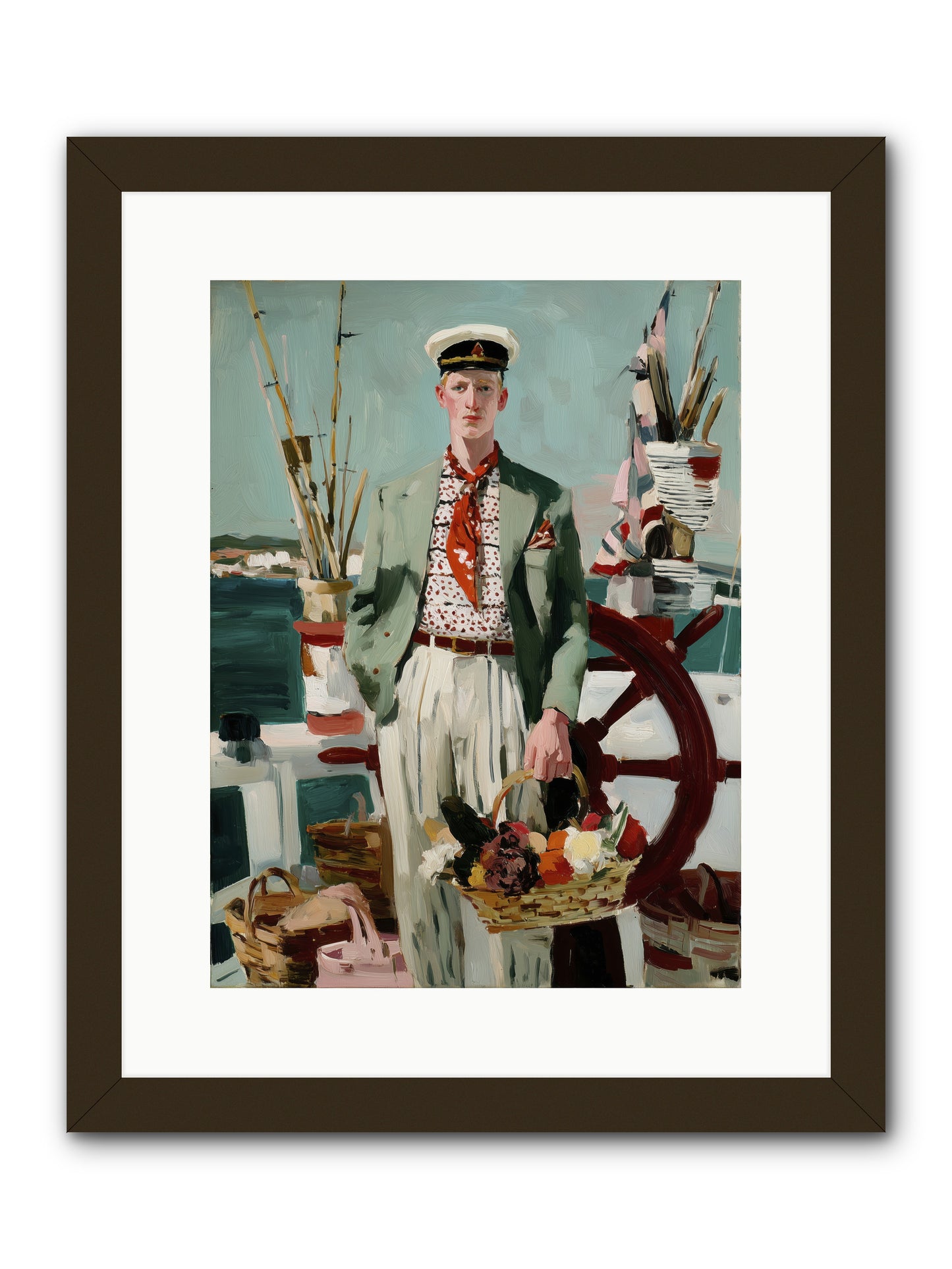 Brothers in Storms -- Framed Print - Black 12x16