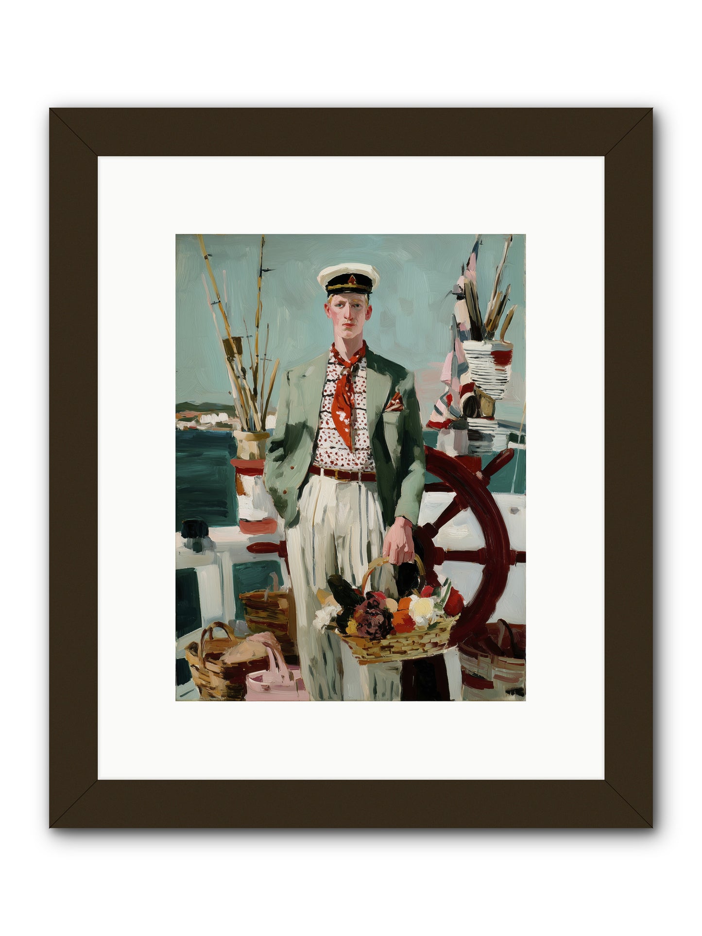 Brothers in Storms -- Framed Print - Black 9x12
