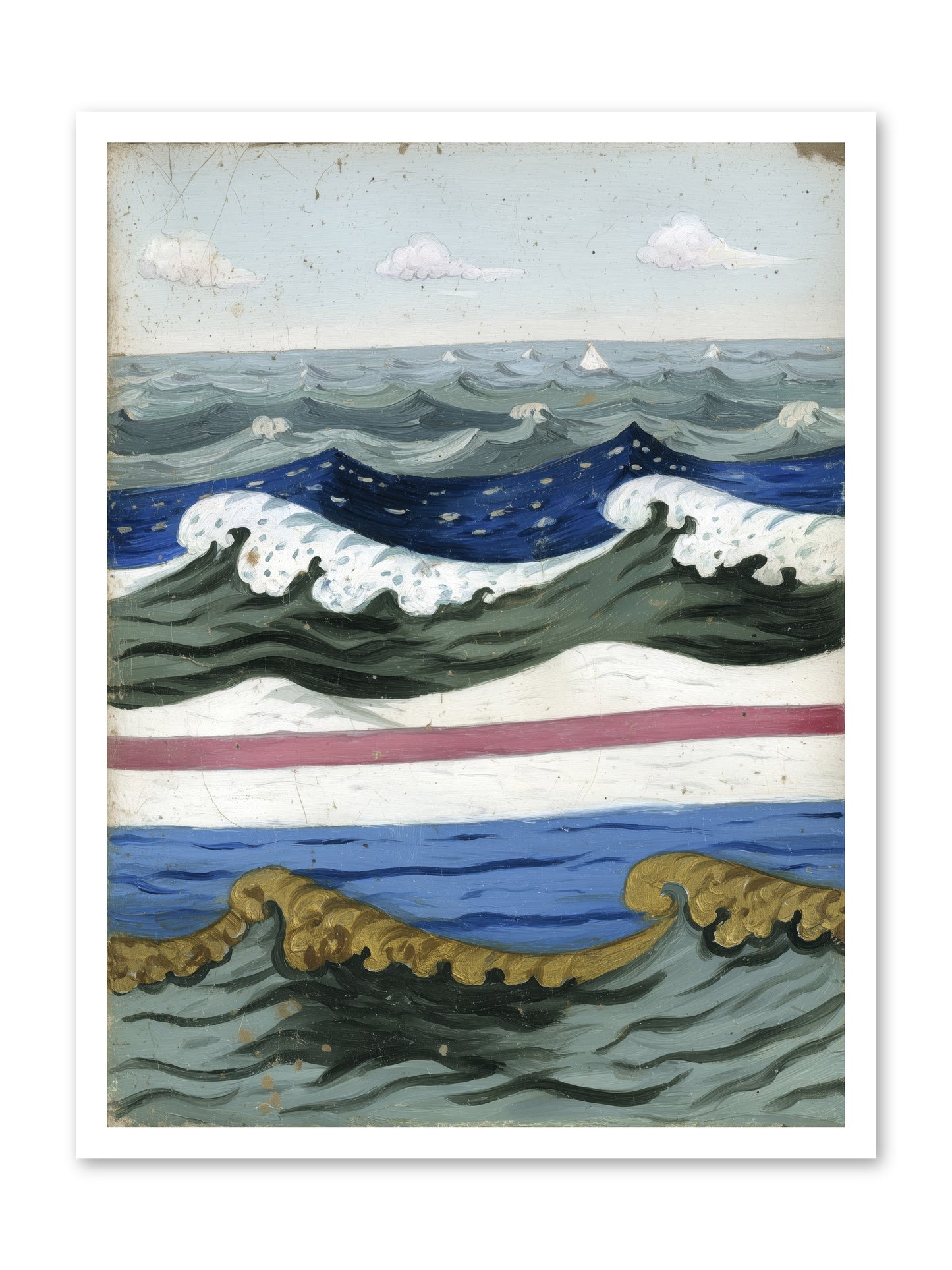 Brushed Horizon -- Paper Print 24x32