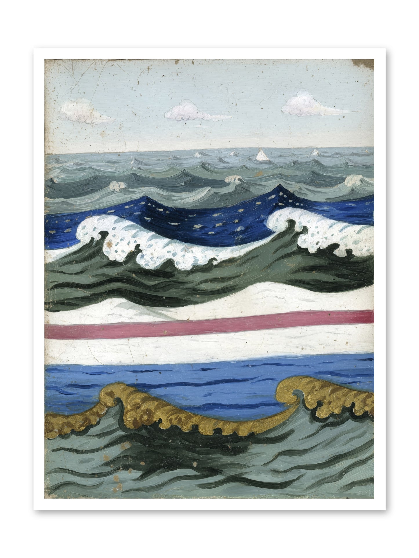 Brushed Horizon -- Loose Canvas Print 30x40