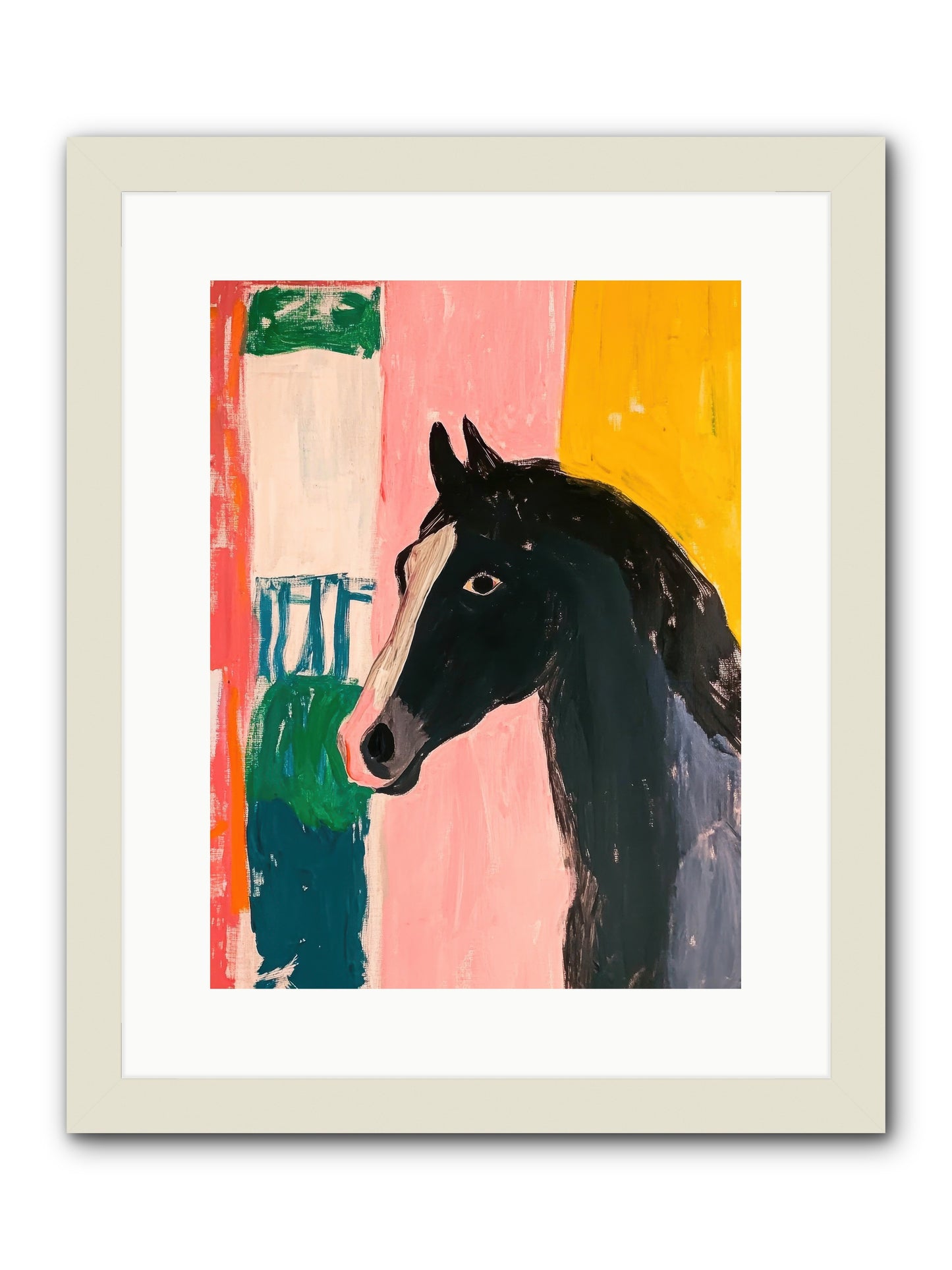 Buckshot -- Framed Print - White 12x16