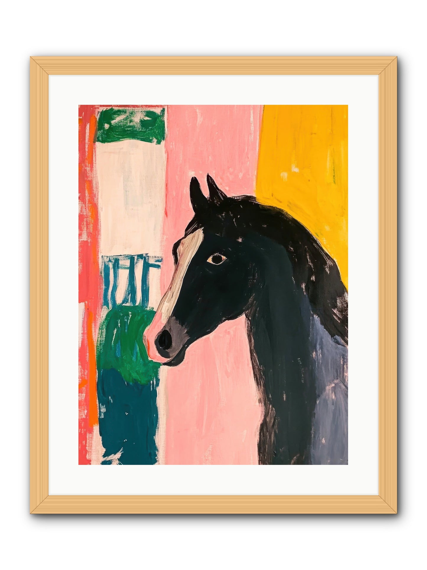 Buckshot -- Framed Print - Natural 18x24