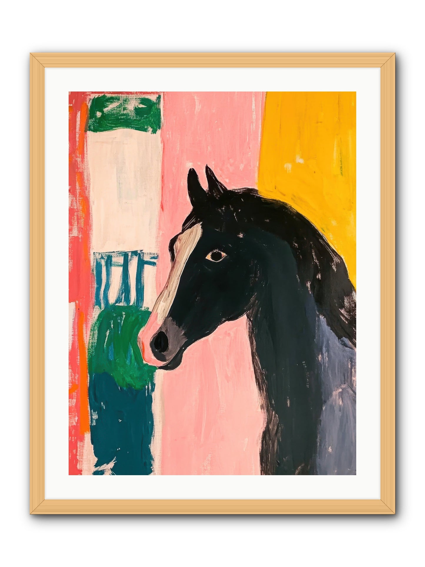 Buckshot -- Framed Print - Natural 24x32