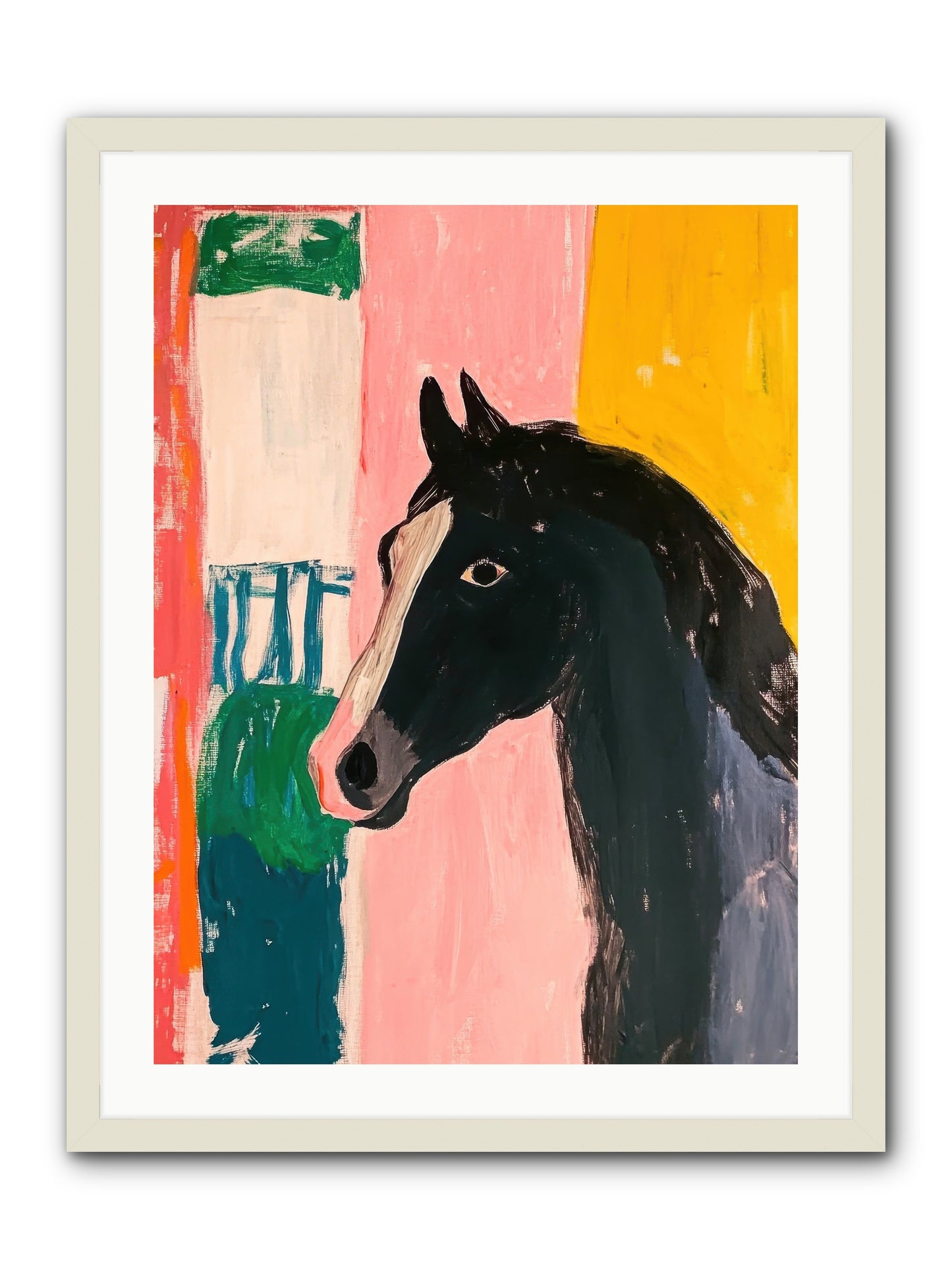 Buckshot -- Framed Print - White 24x32