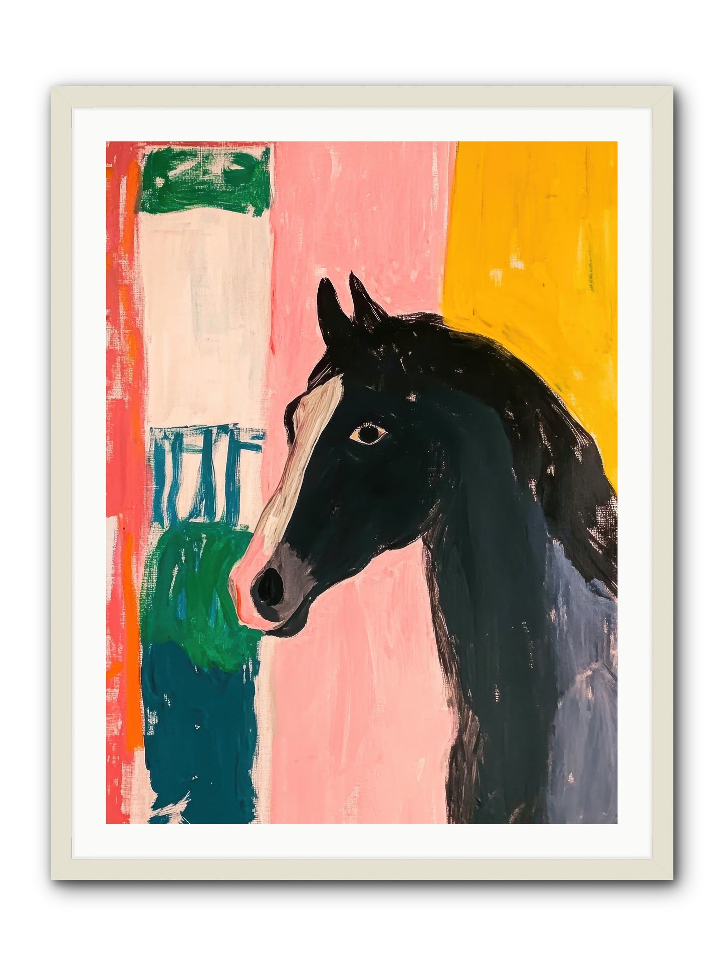 Buckshot -- Framed Print - White 30x40