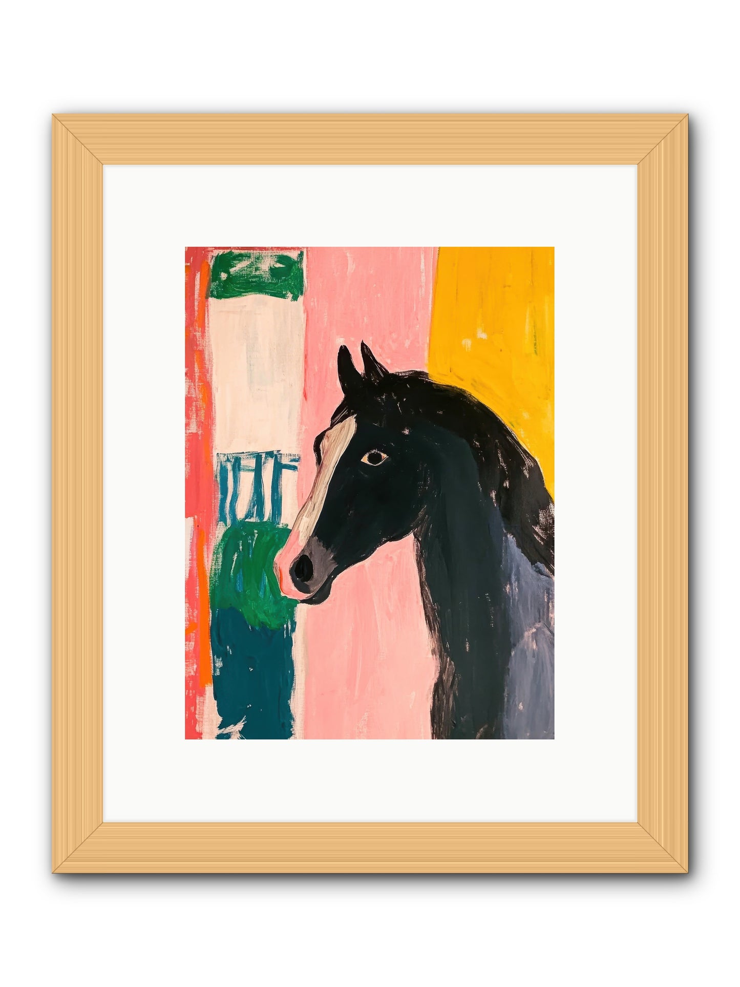 Buckshot -- Framed Print - Natural 9x12