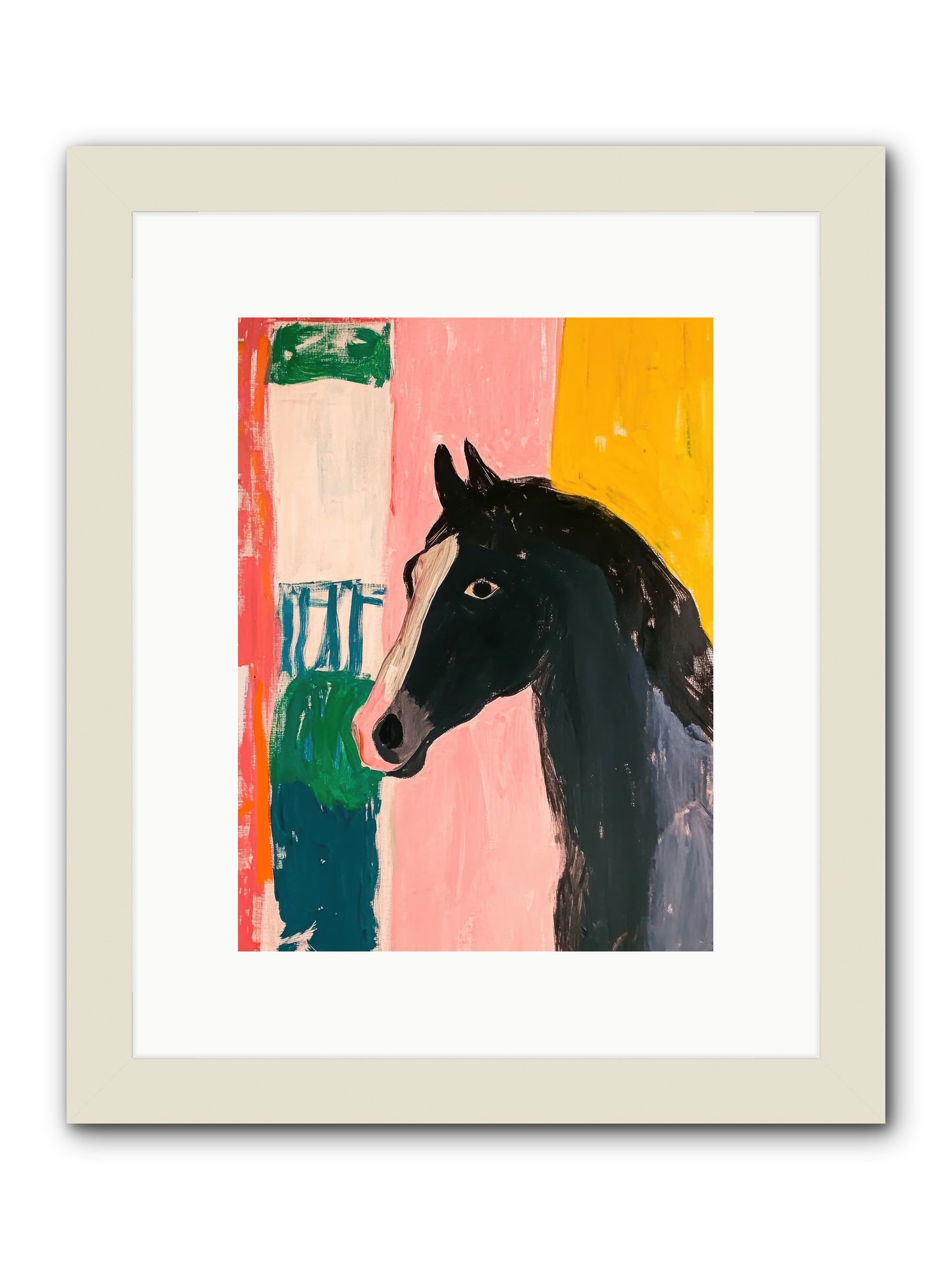 Buckshot -- Framed Print - White 9x12