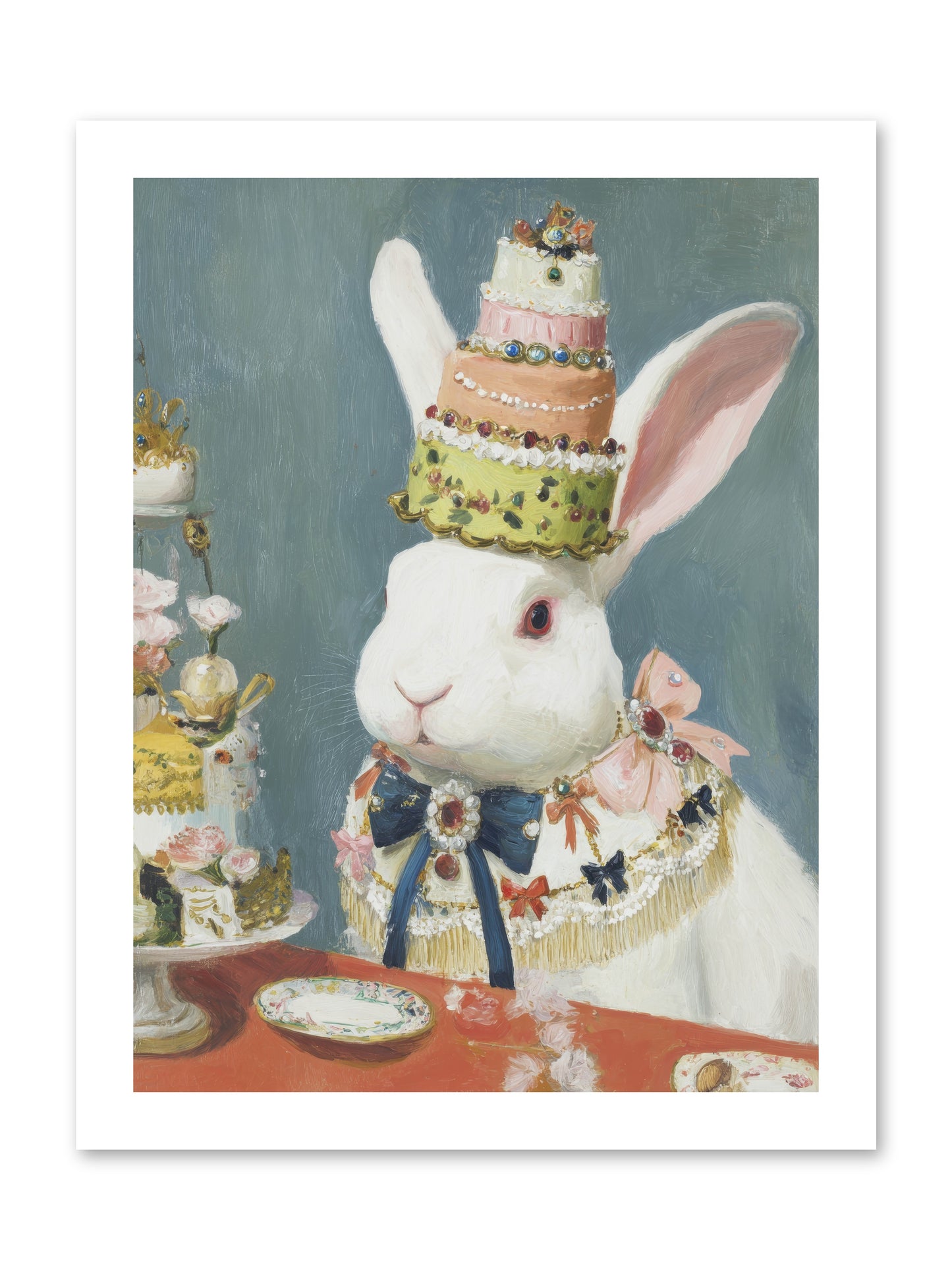 Buttercream Clouds -- Paper Print 12x16