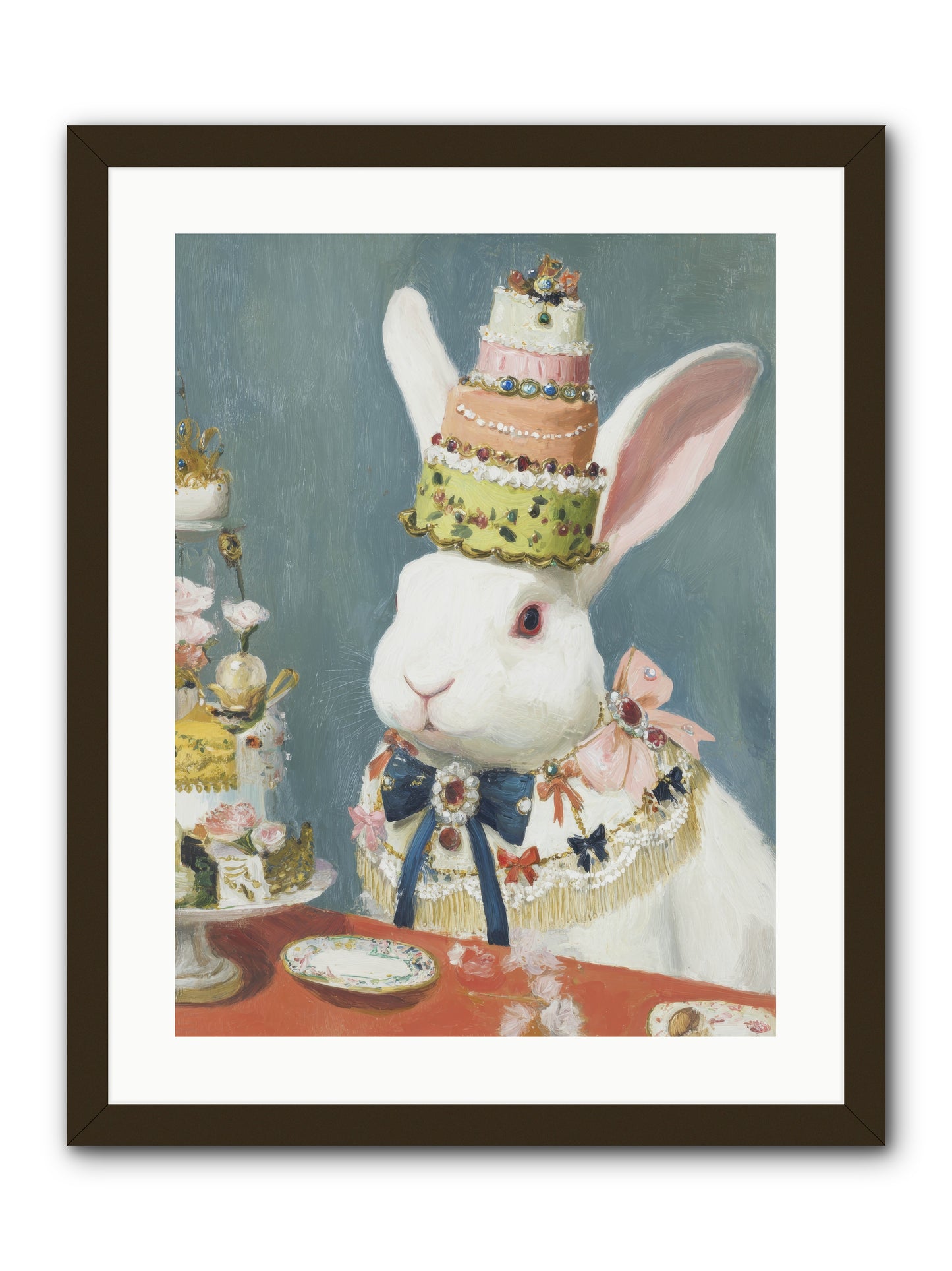 Buttercream Clouds -- Framed Print - Black 18x24