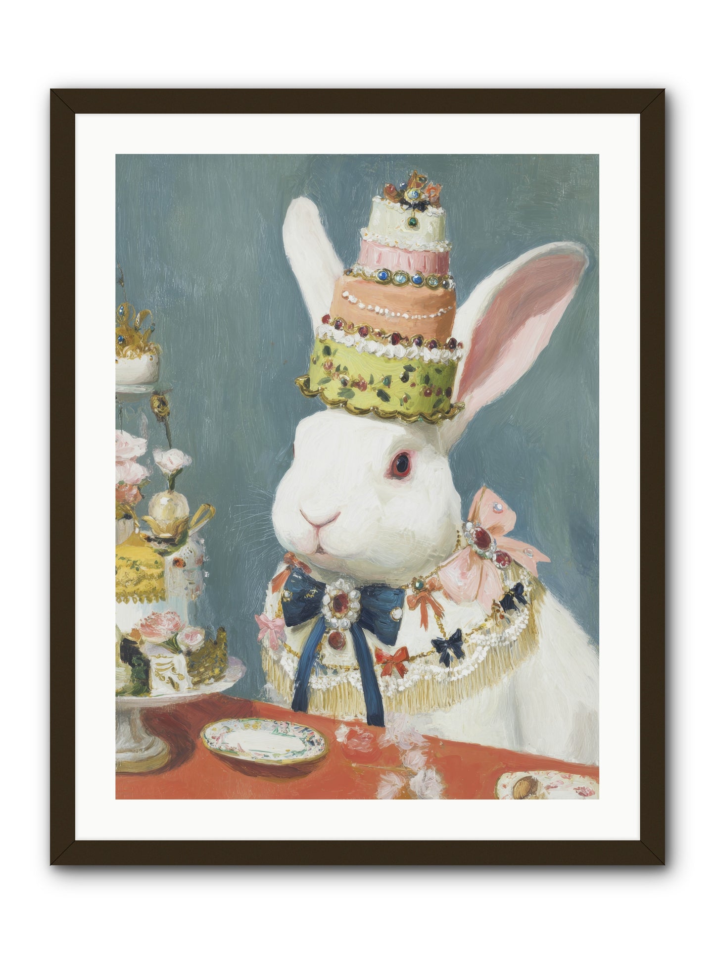Buttercream Clouds -- Framed Print - Black 24x32