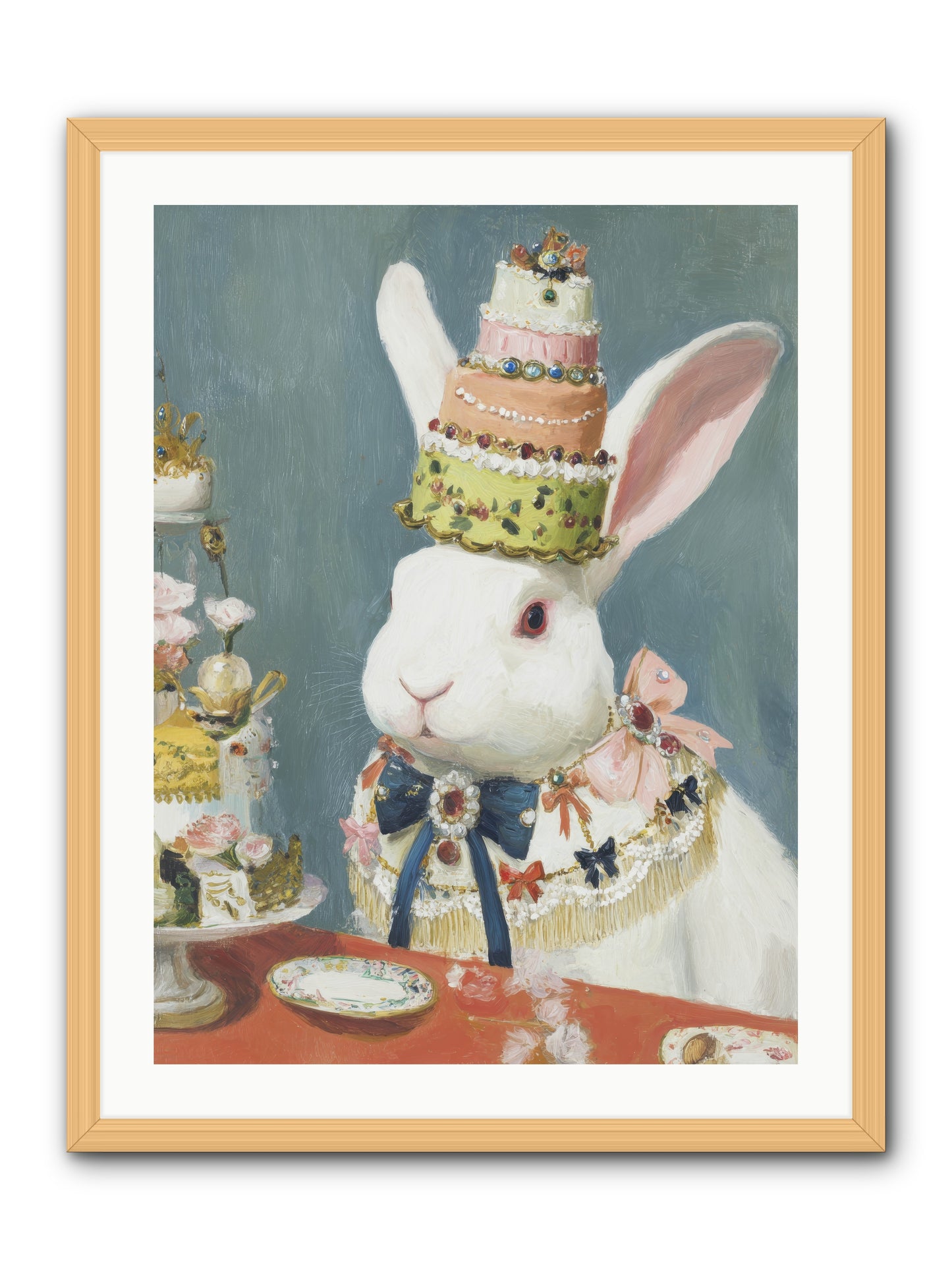 Buttercream Clouds -- Framed Print - Natural 24x32