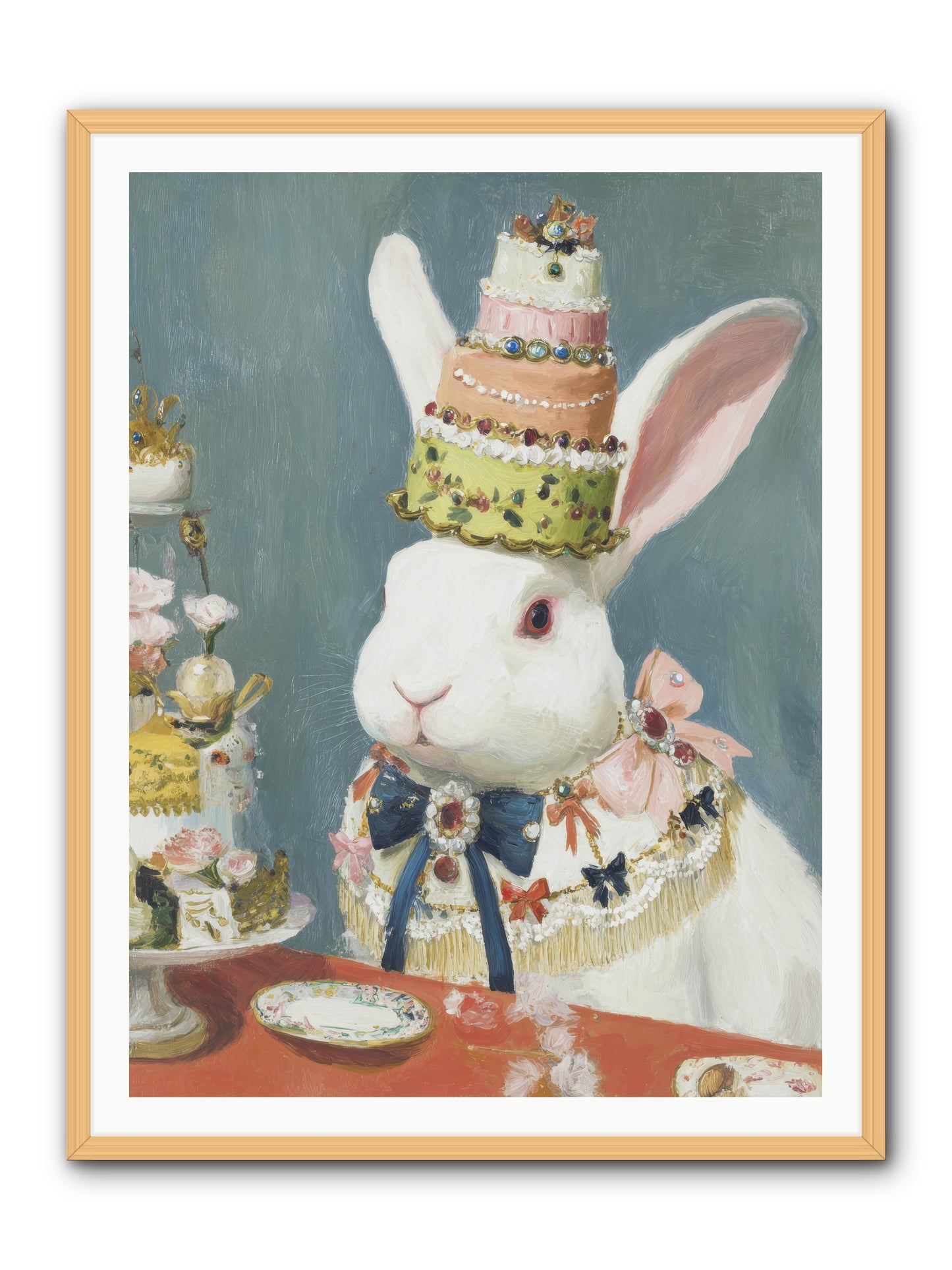 Buttercream Clouds -- Framed Print - Natural 36x48