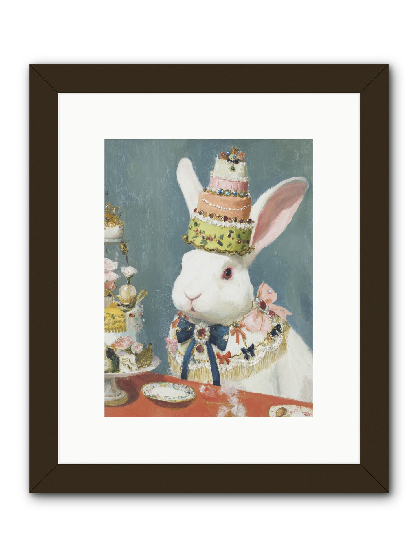 Buttercream Clouds -- Framed Print - Black 9x12
