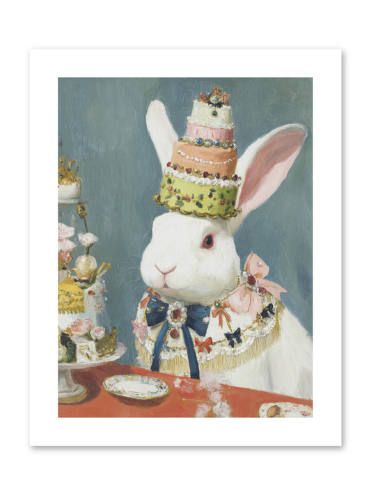 Buttercream Clouds -- Paper Print 9x12