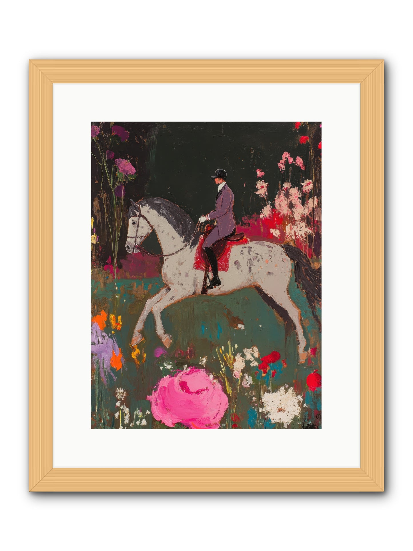 Butterfly Effect -- Framed Print - Natural 12x16