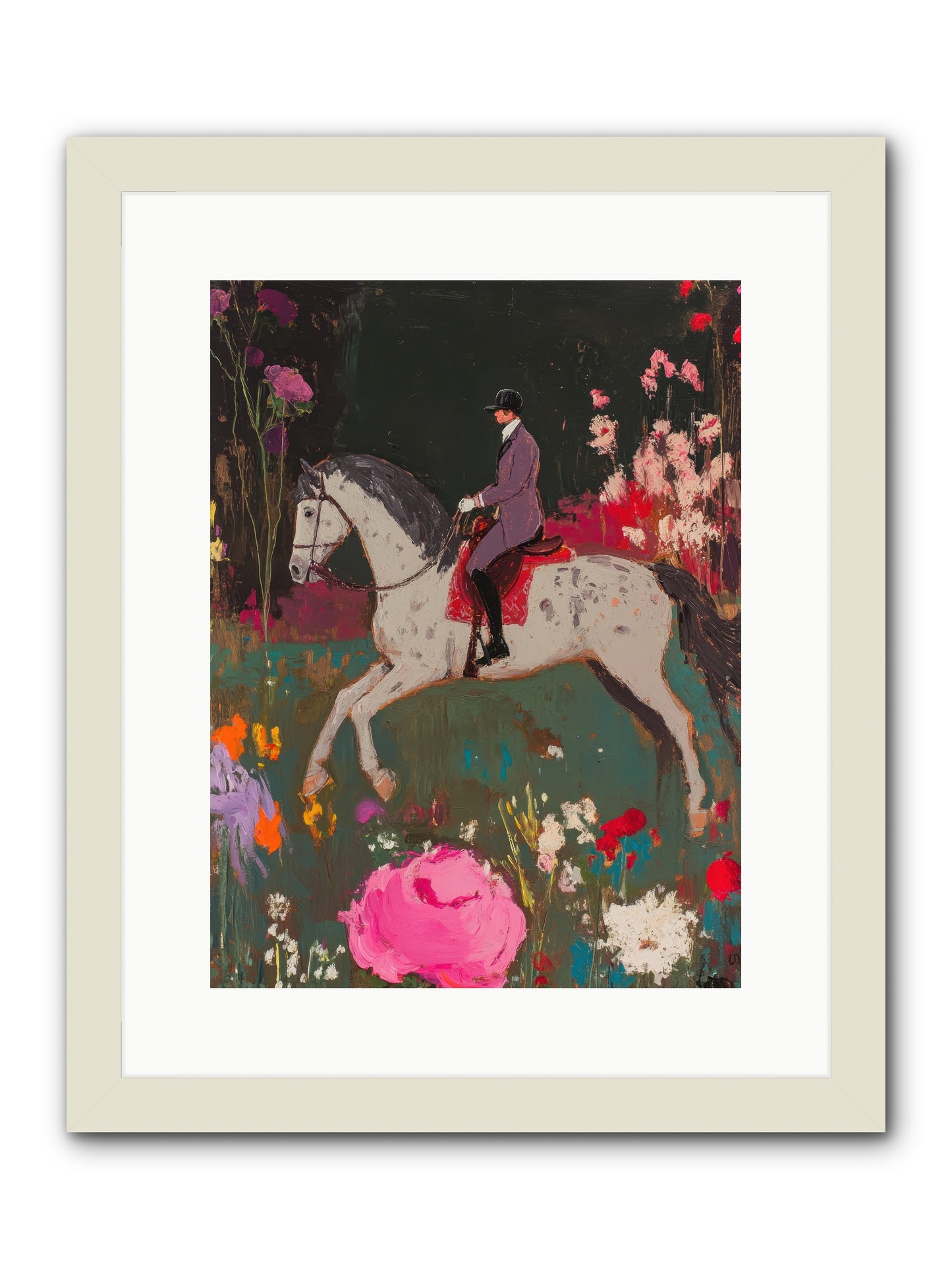 Butterfly Effect -- Framed Print - White 12x16