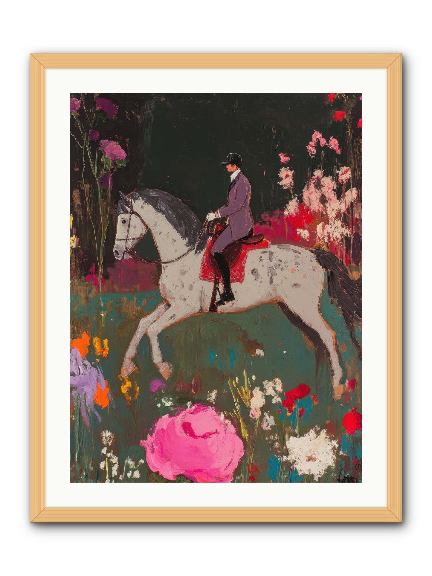 Butterfly Effect -- Framed Print - Natural 24x32