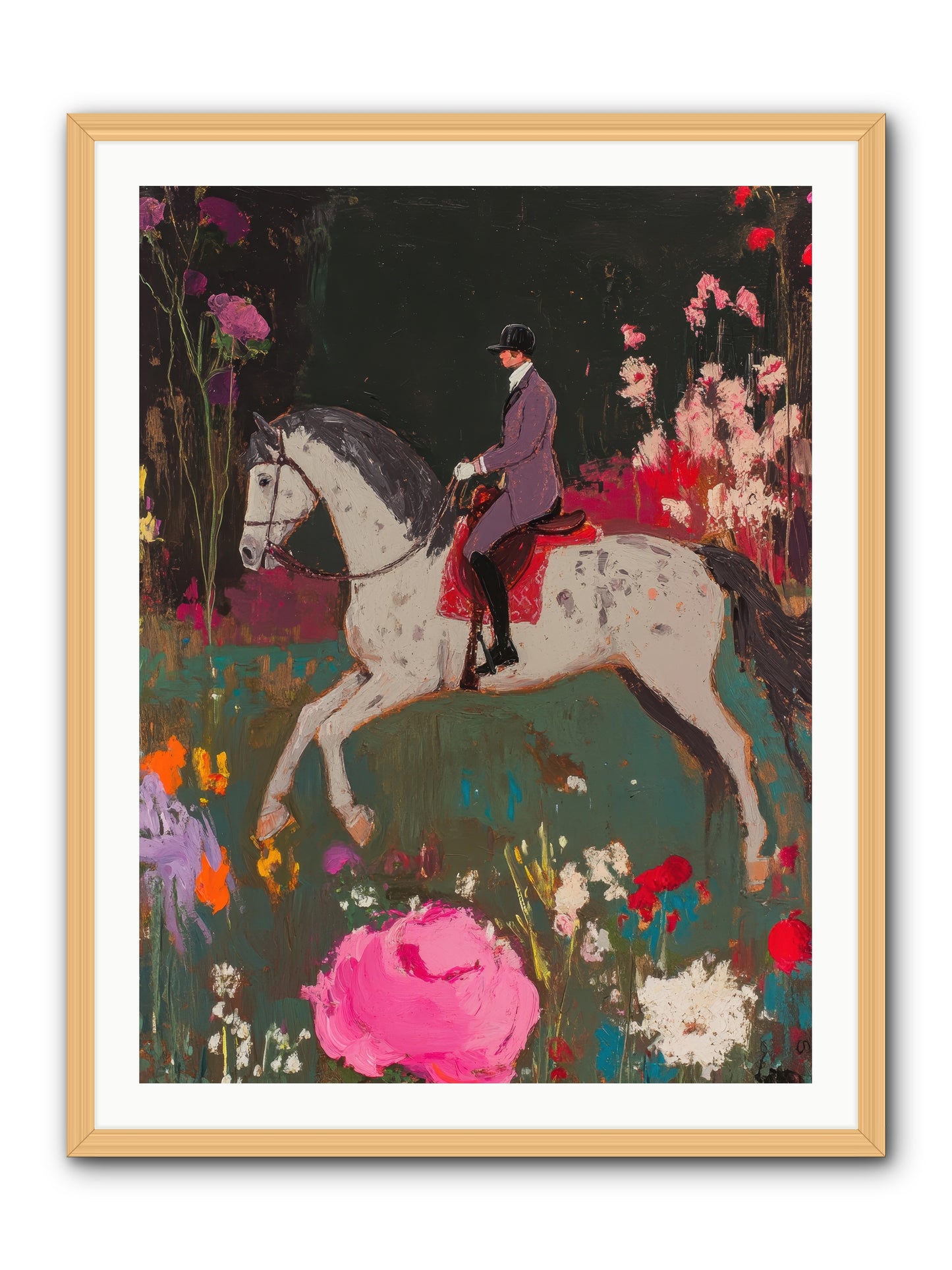 Butterfly Effect -- Framed Print - Natural 30x40