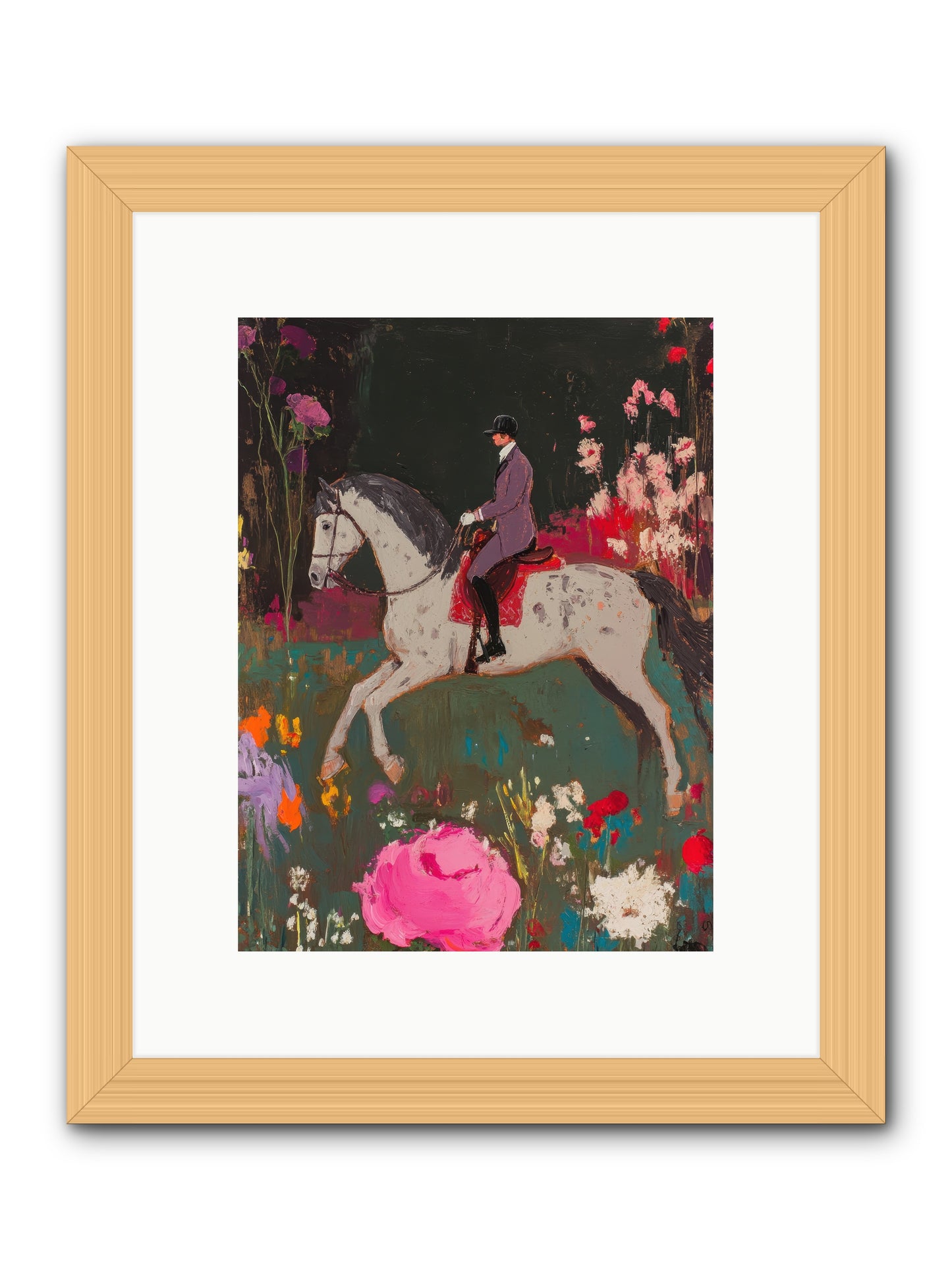 Butterfly Effect -- Framed Print - Natural 9x12
