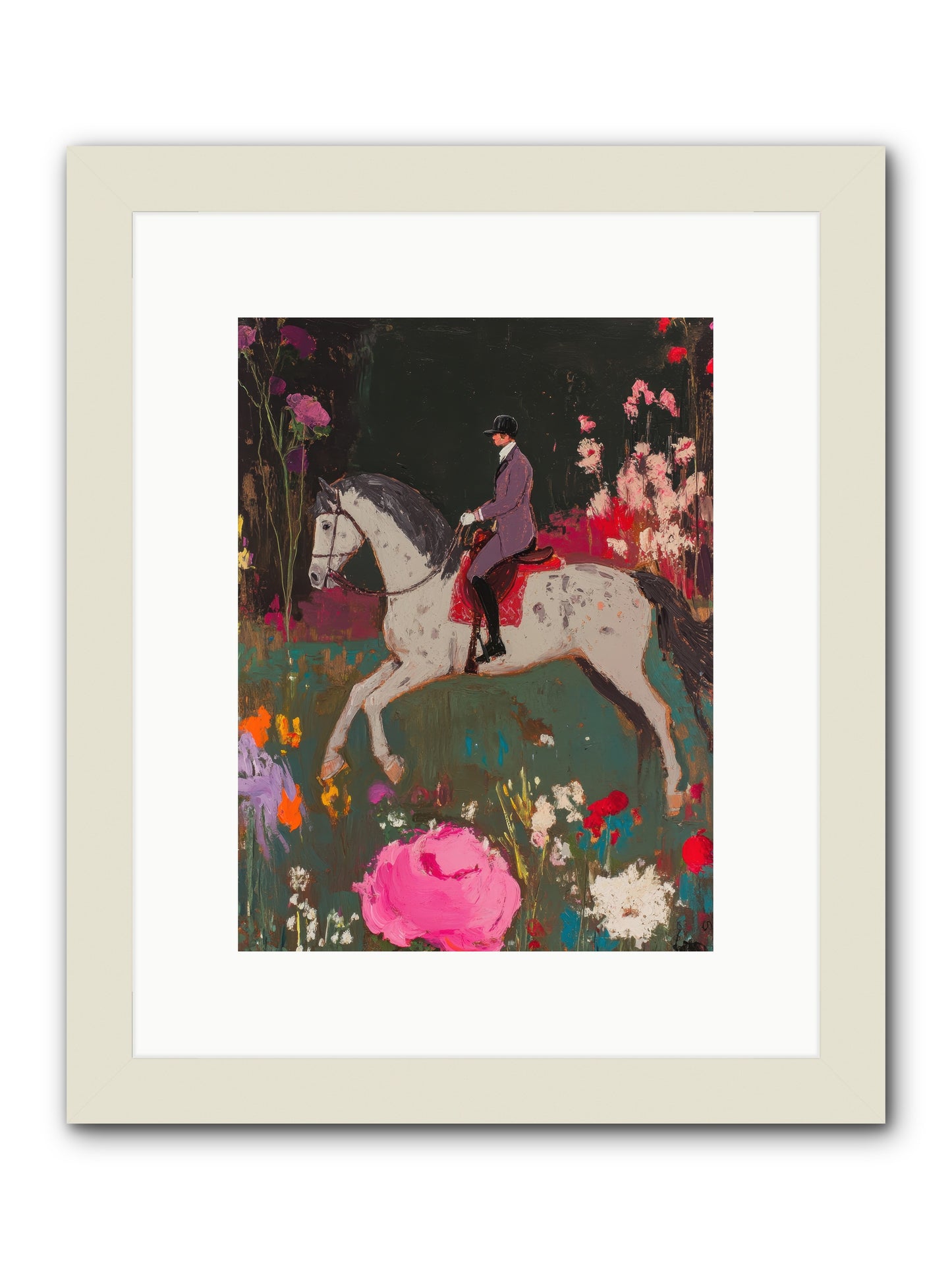 Butterfly Effect -- Framed Print - White 9x12
