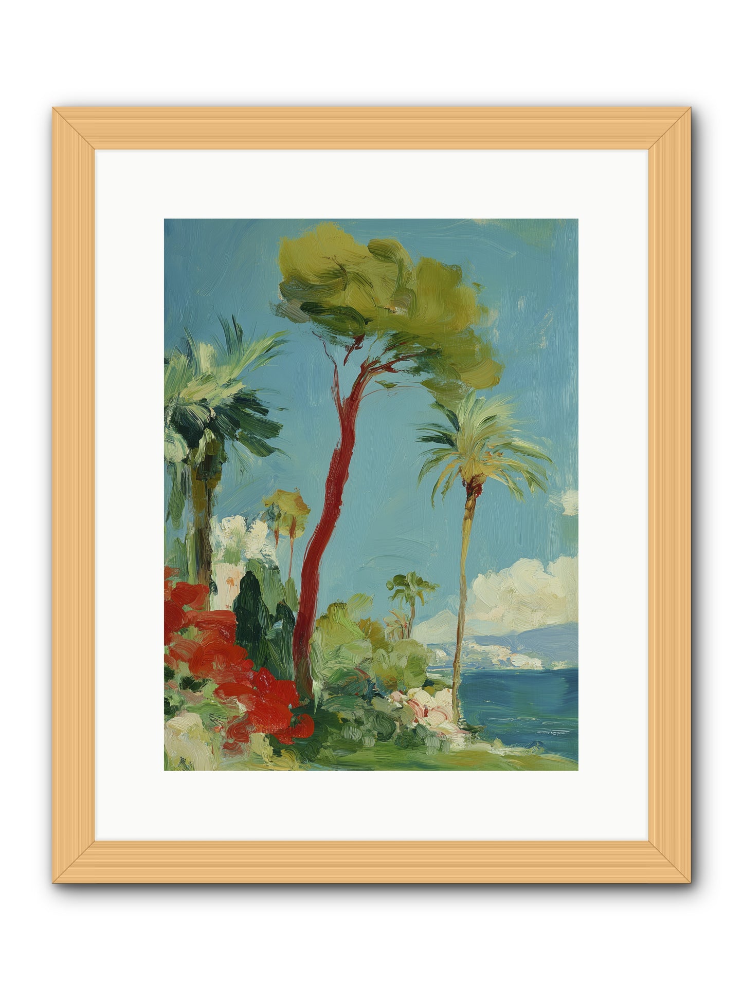 Butterfly Hours -- Framed Print - Natural 12x16