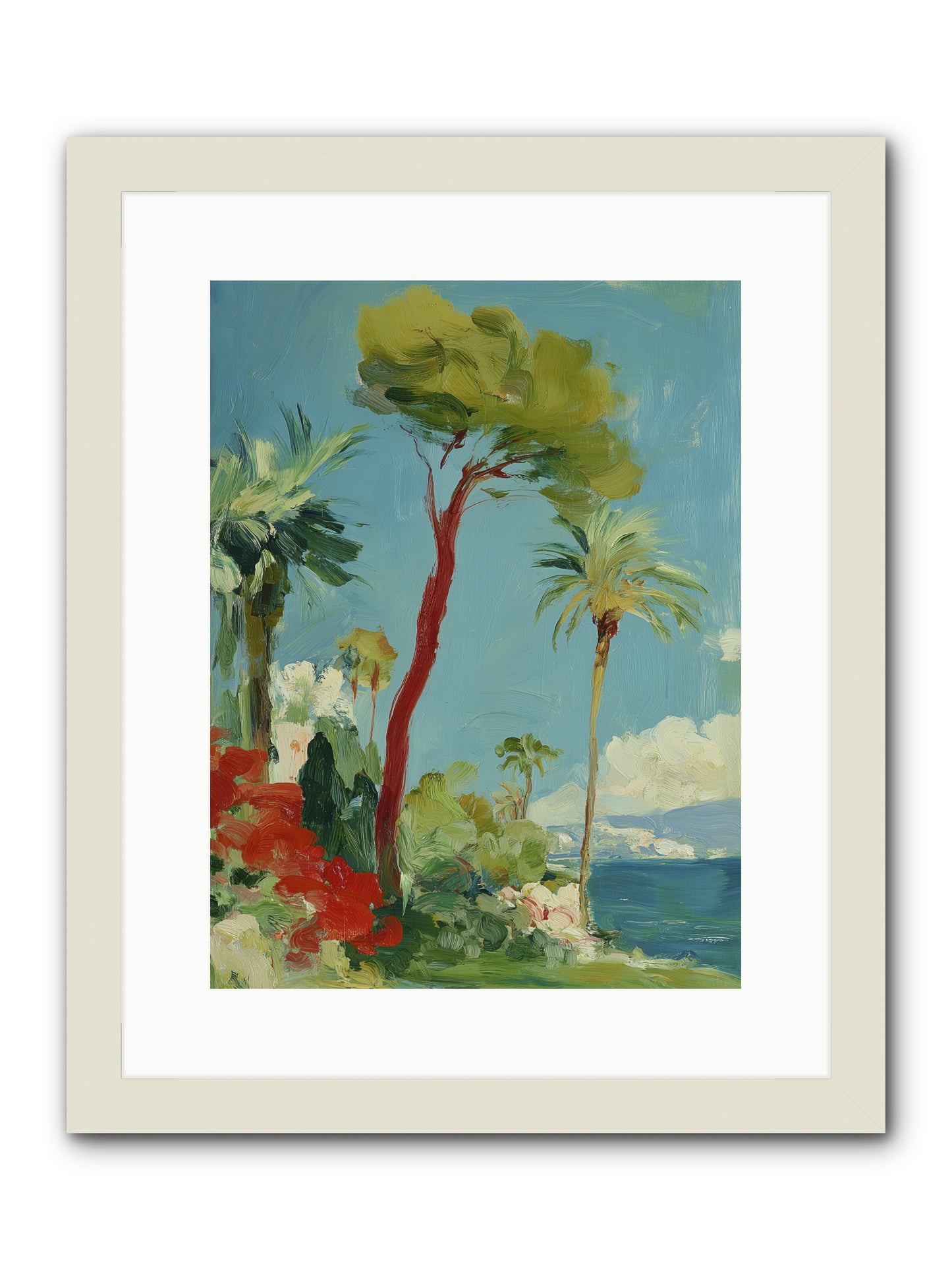 Butterfly Hours -- Framed Print - White 12x16
