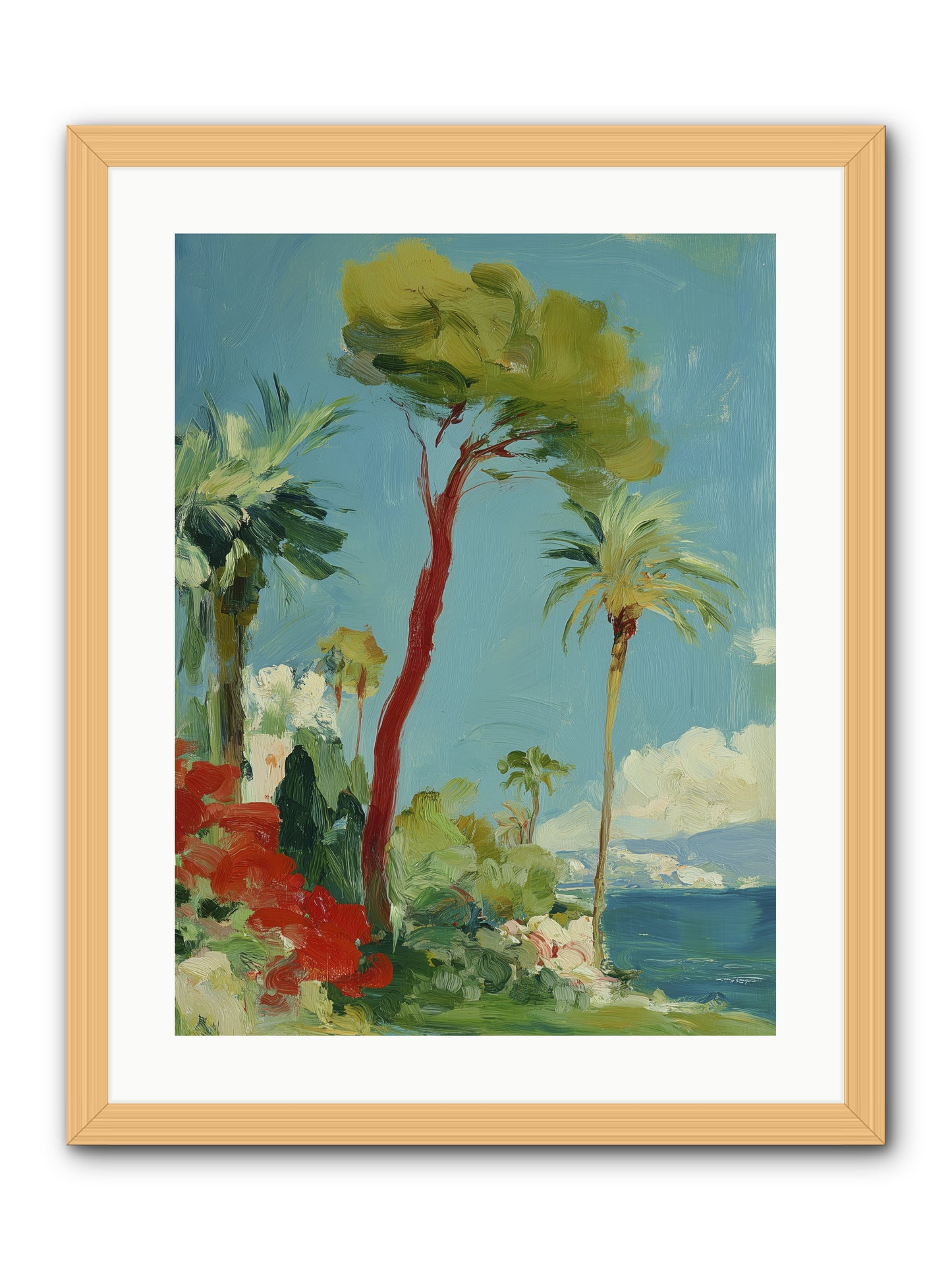 Butterfly Hours -- Framed Print - Natural 18x24
