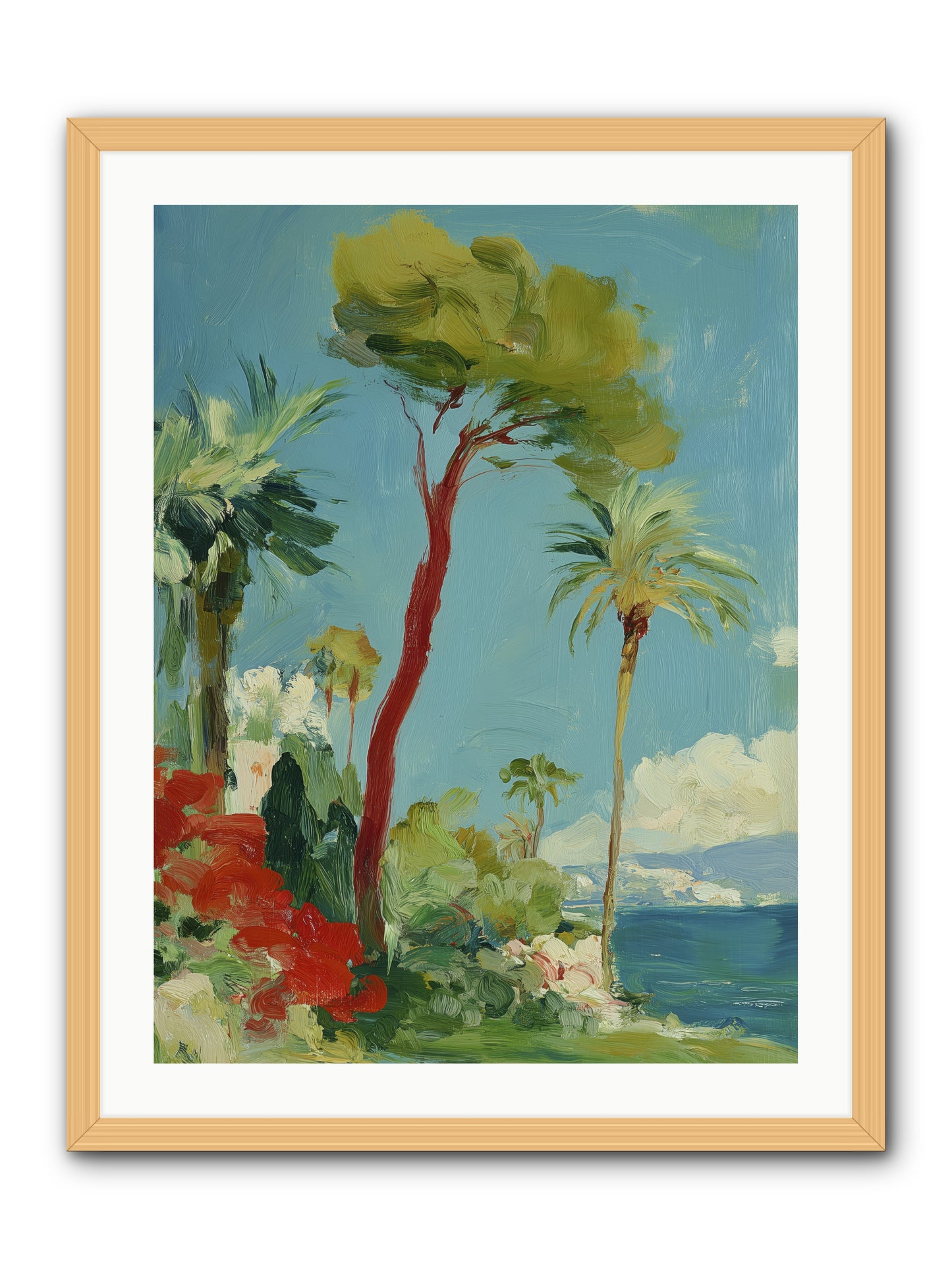 Butterfly Hours -- Framed Print - Natural 24x32