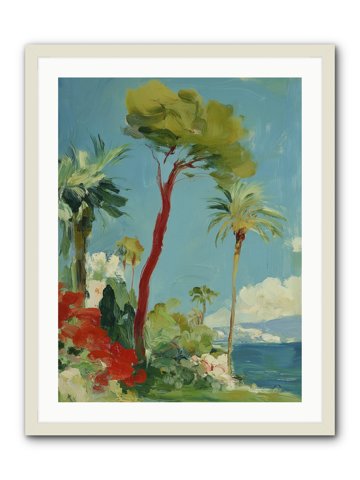 Butterfly Hours -- Framed Print - White 24x32