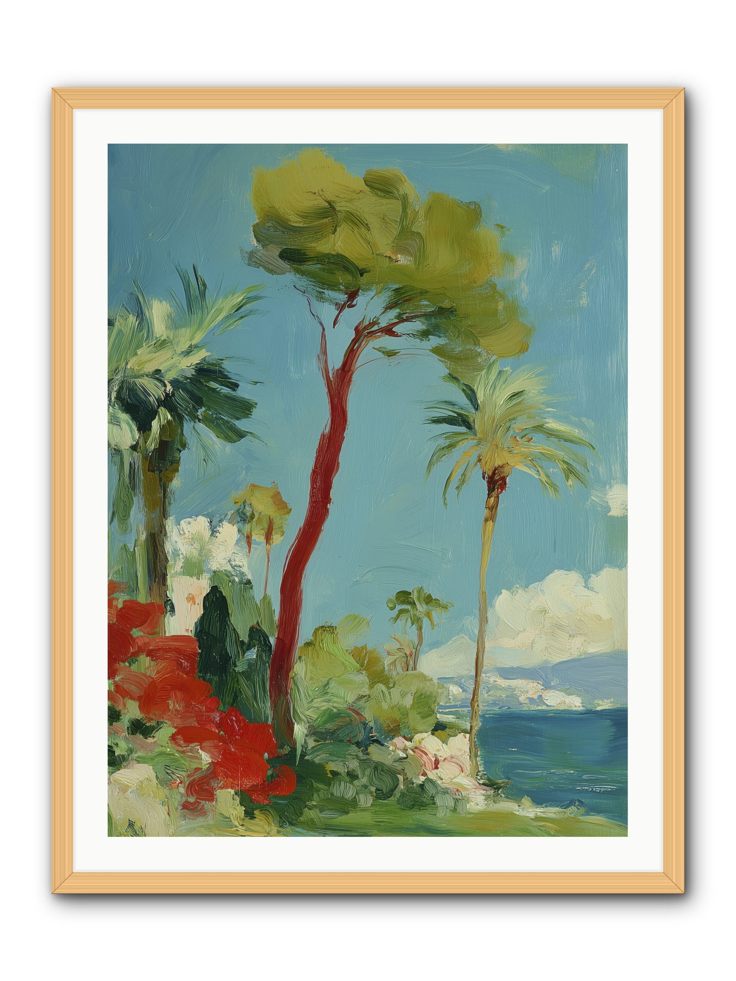 Butterfly Hours -- Framed Print - Natural 30x40