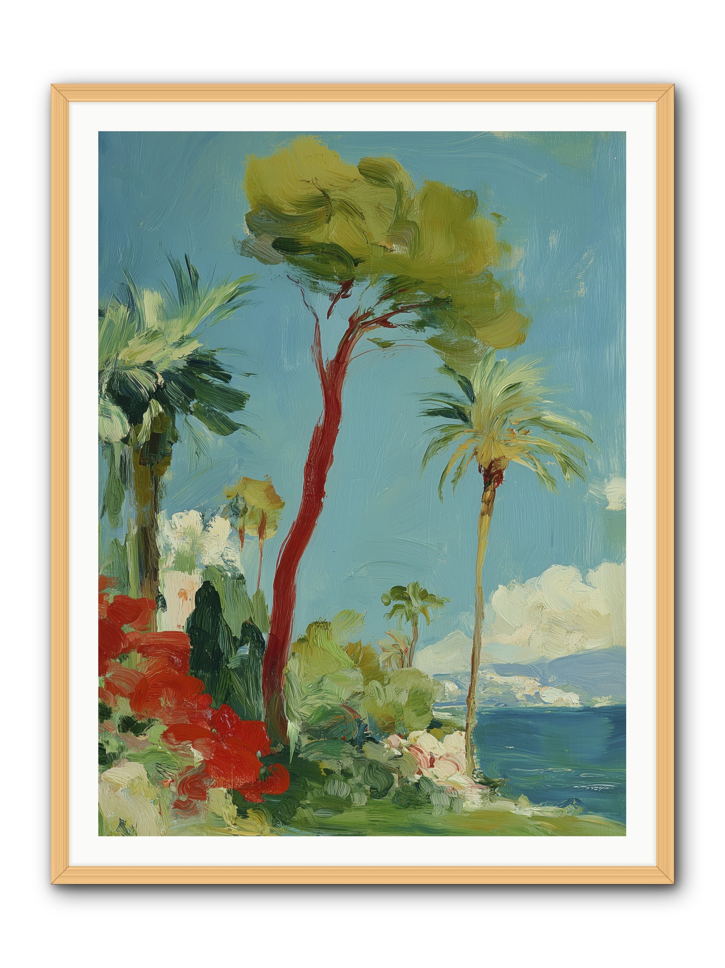 Butterfly Hours -- Framed Print - Natural 36x48
