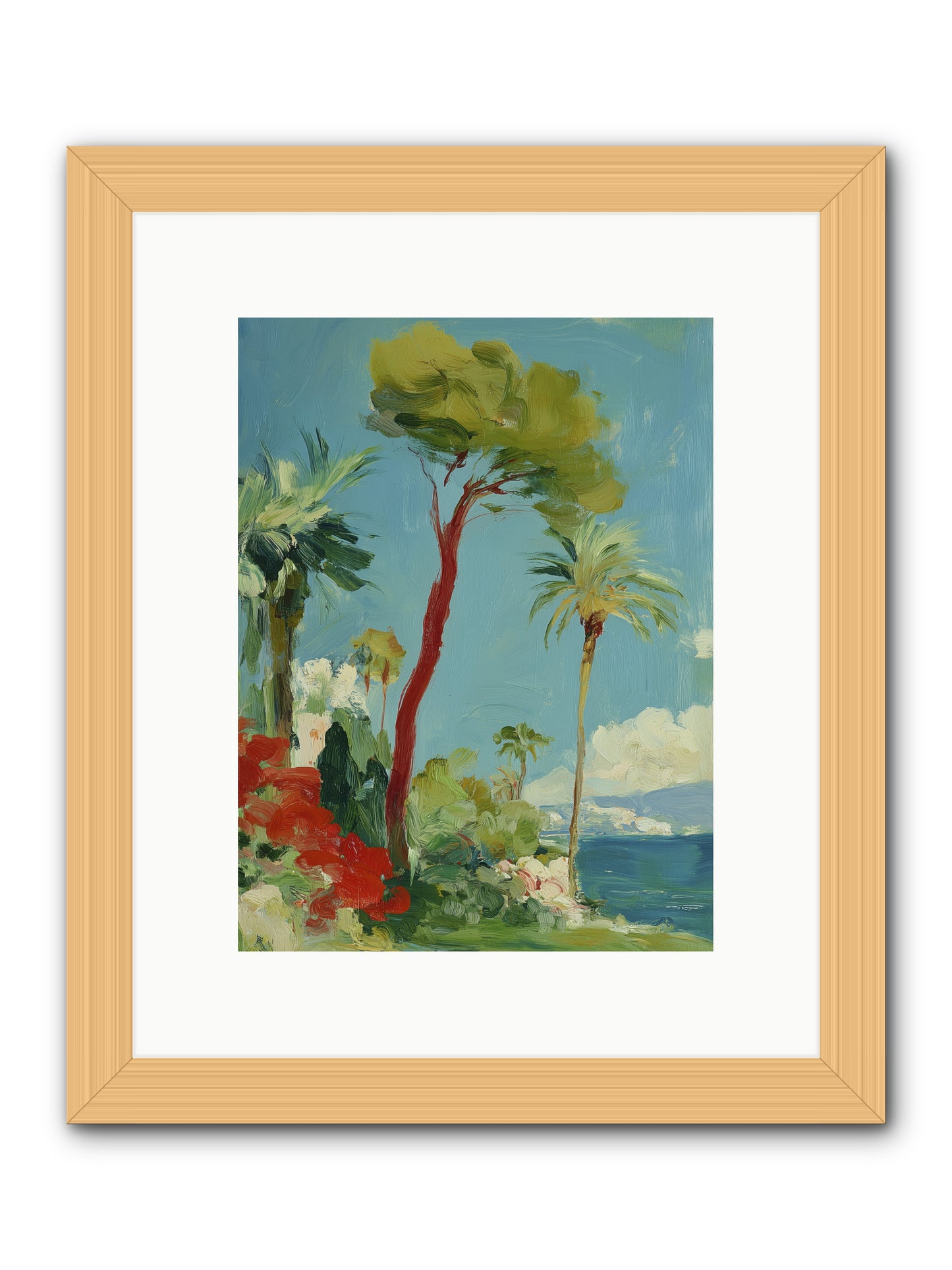 Butterfly Hours -- Framed Print - Natural 9x12