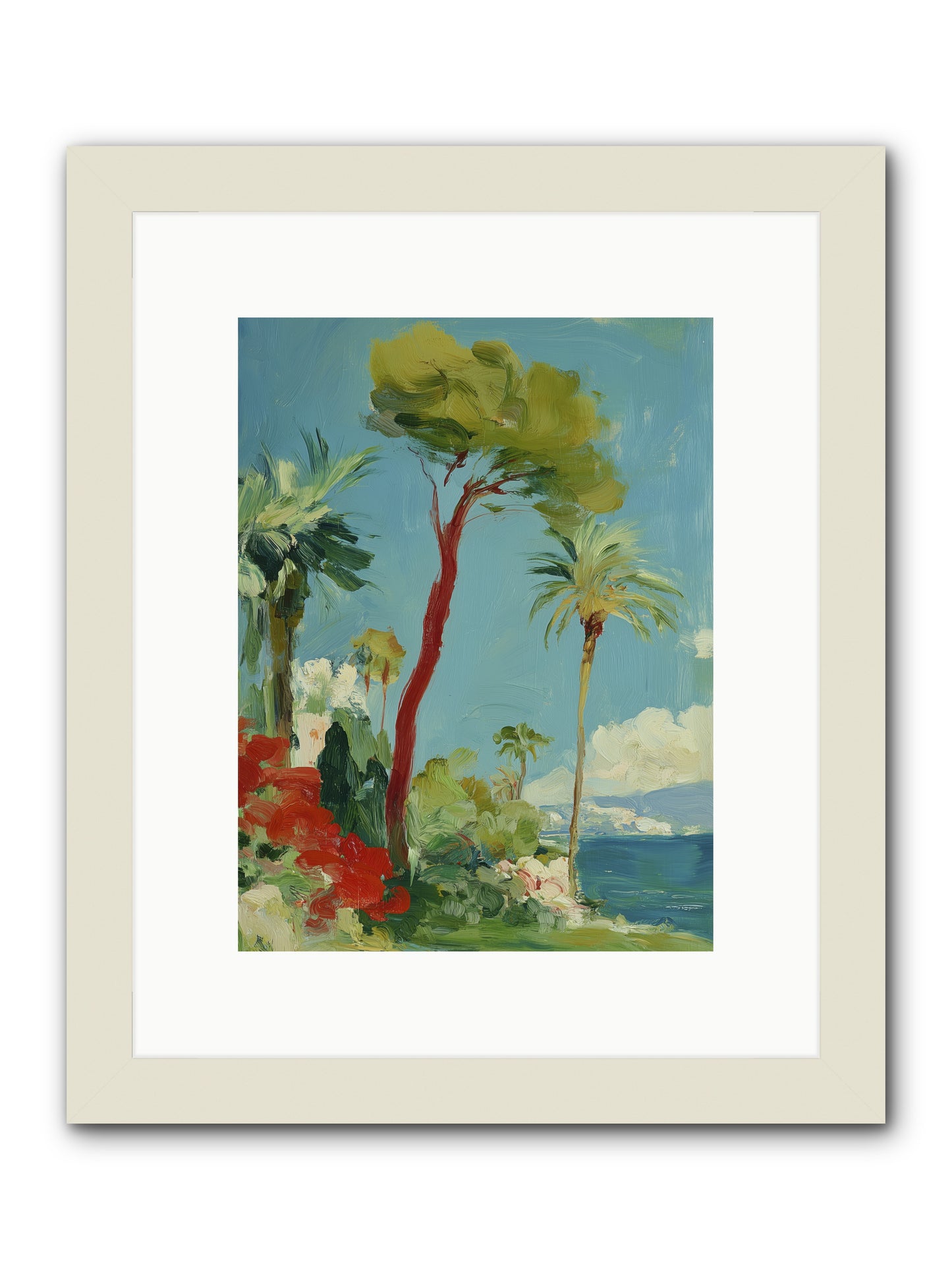 Butterfly Hours -- Framed Print - White 9x12