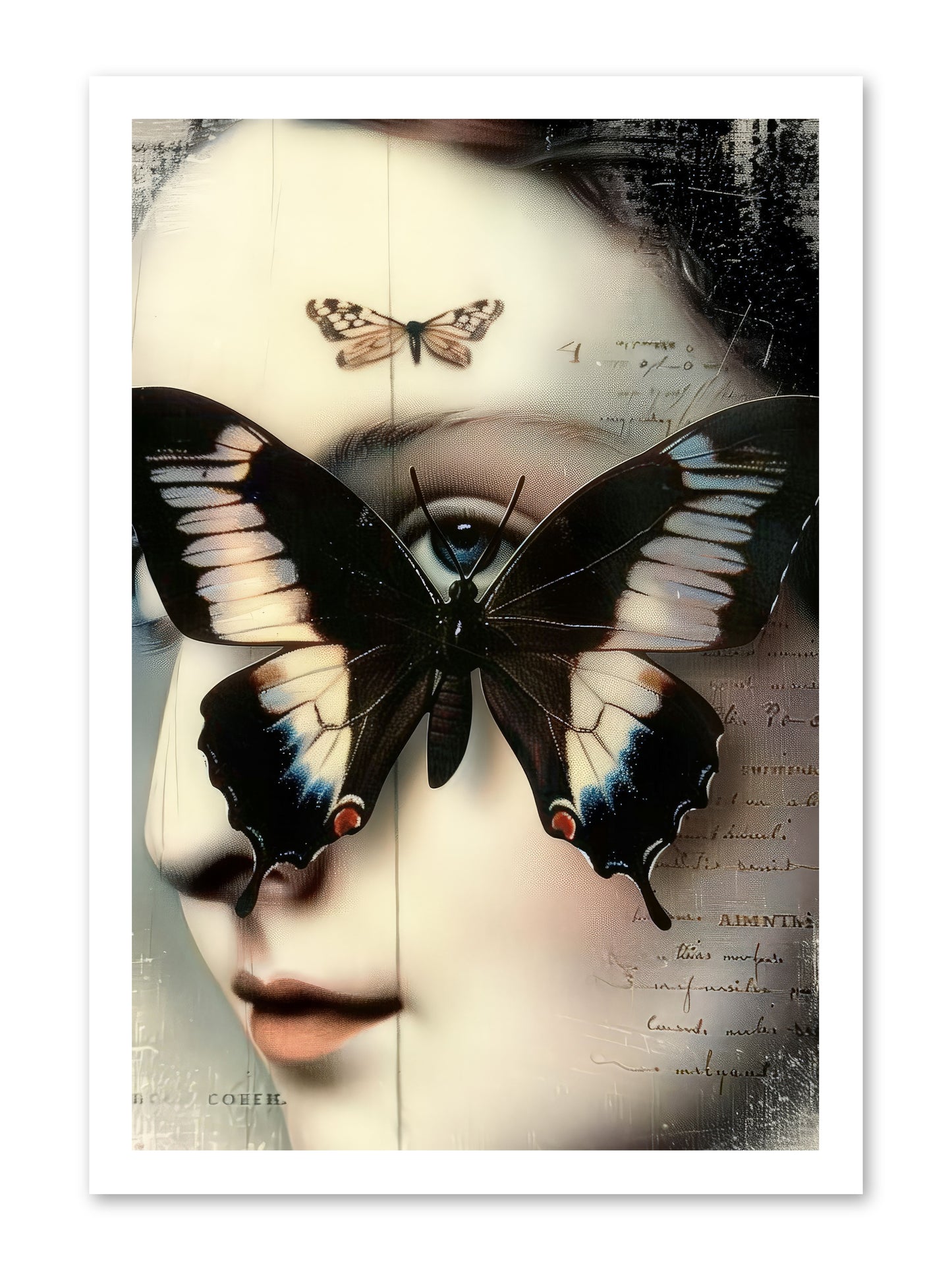 Butterfly's Last Dance -- Loose Canvas Print 16x24